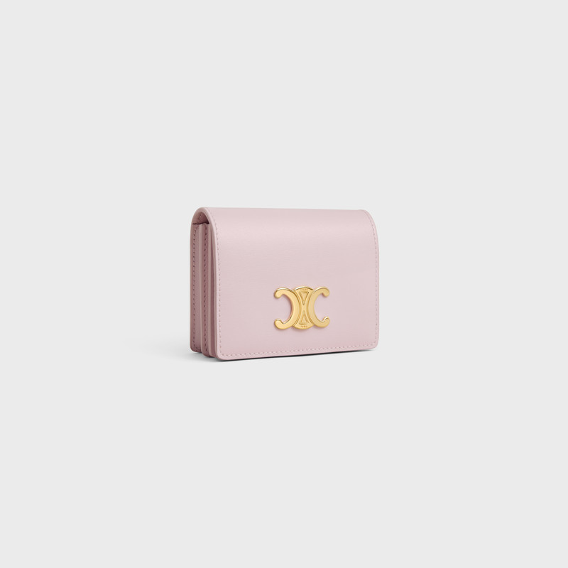 CELINE TRIOMPHE BUSINESS CARD HOLDER in SHINY CALFSKIN outlook
