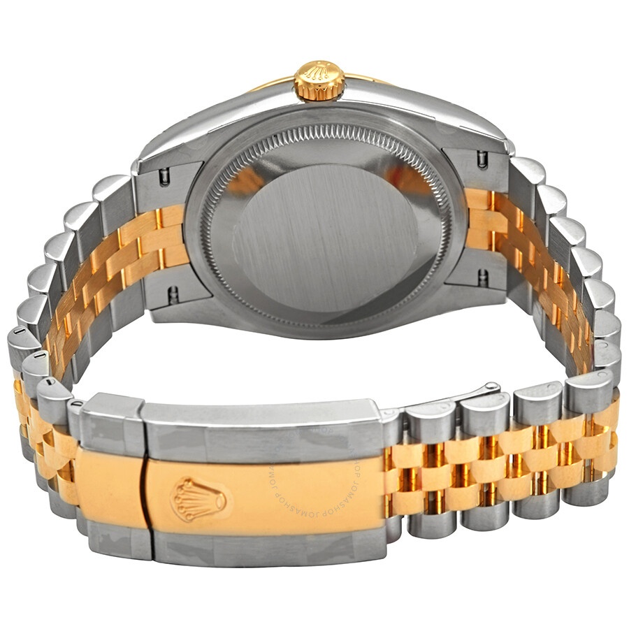 Rolex Datejust 36 Champagne Diamond Dial Men's Steel and 18kt Yellow Gold Jubilee Watch 126233CDJ - 3