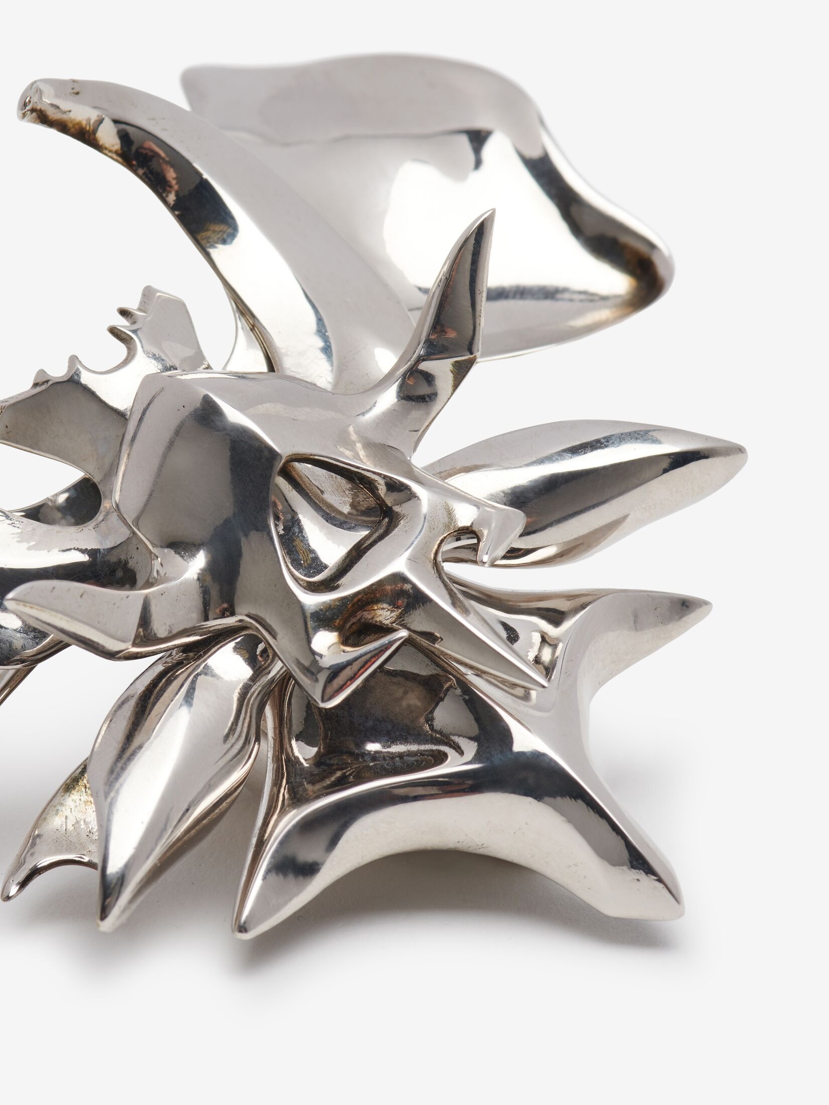 Women's Orchid Ring in Antique Silver - 4