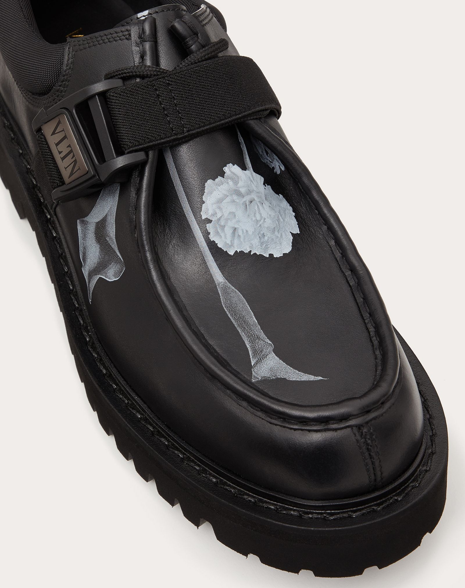 Flowersity Calfskin Derby with VLTN Buckle - 5