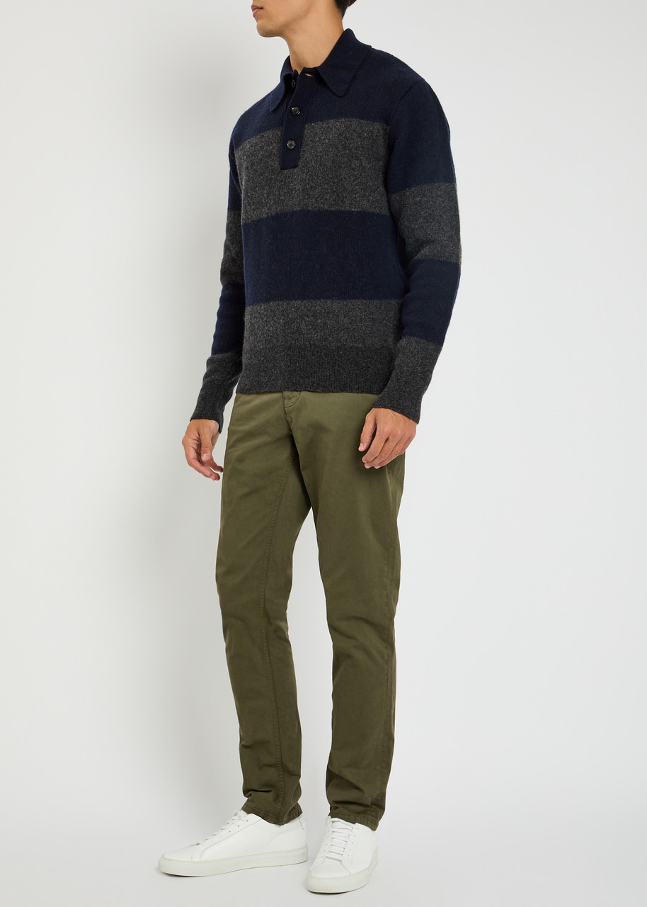 Nudie Jeans Easy Alvin Slim-leg Stretch-cotton Chinos - 4