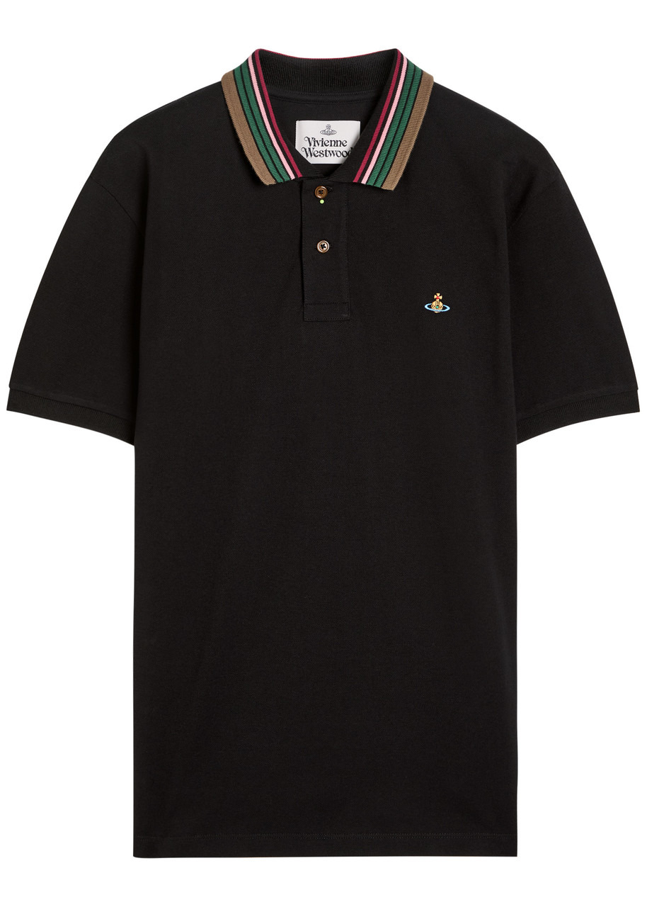 Vivienne Westwood Classic Logo Piqué Cotton Polo Shirt - 1