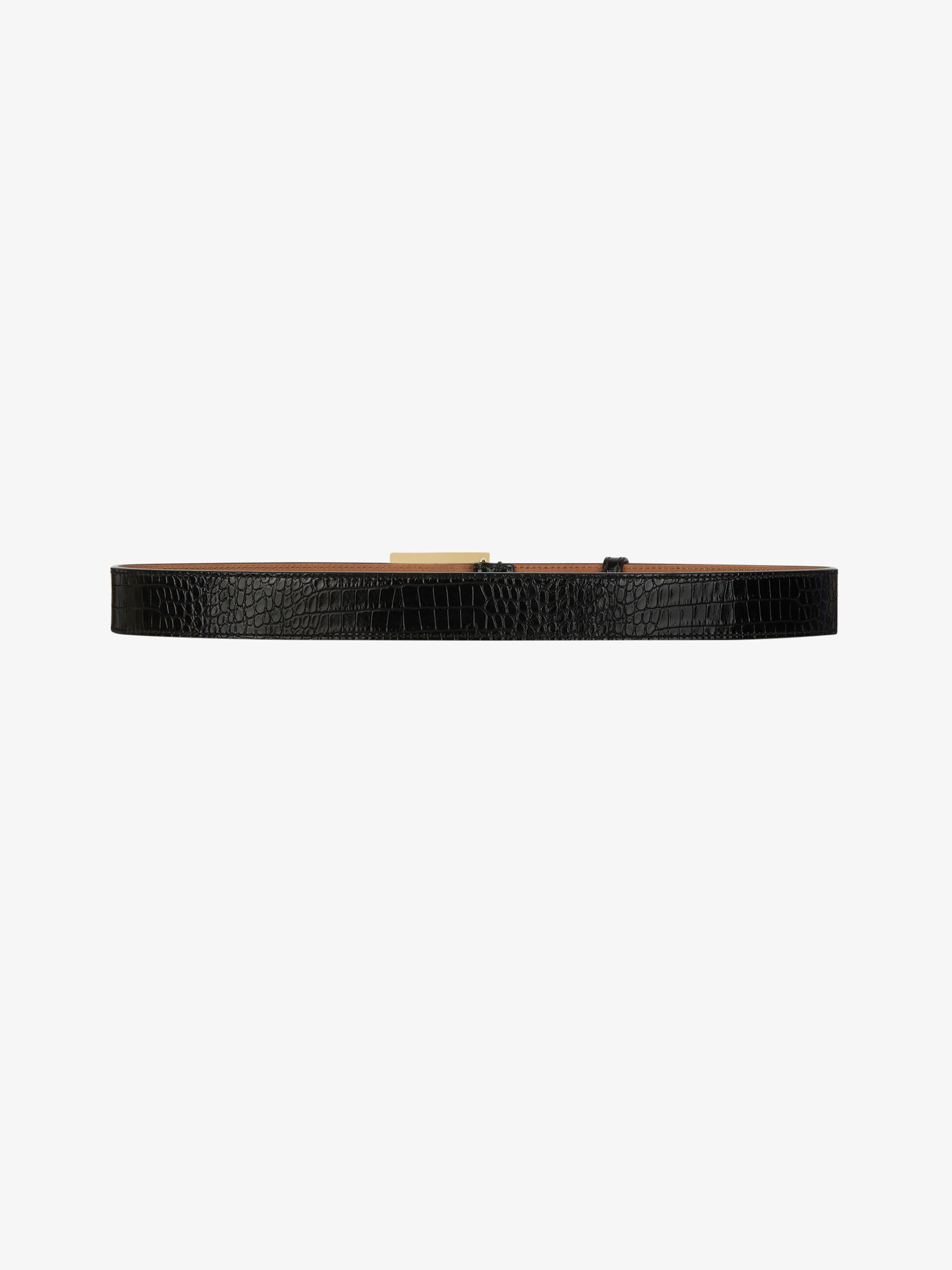 Double G belt in leather - 3