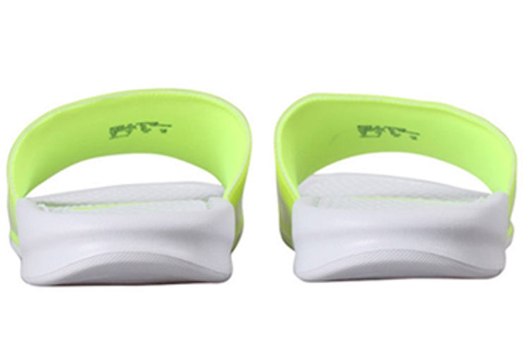 Nike Benassi JDI Print Fluorescence Yellow Slippers Volt-white CI5927-771 - 4