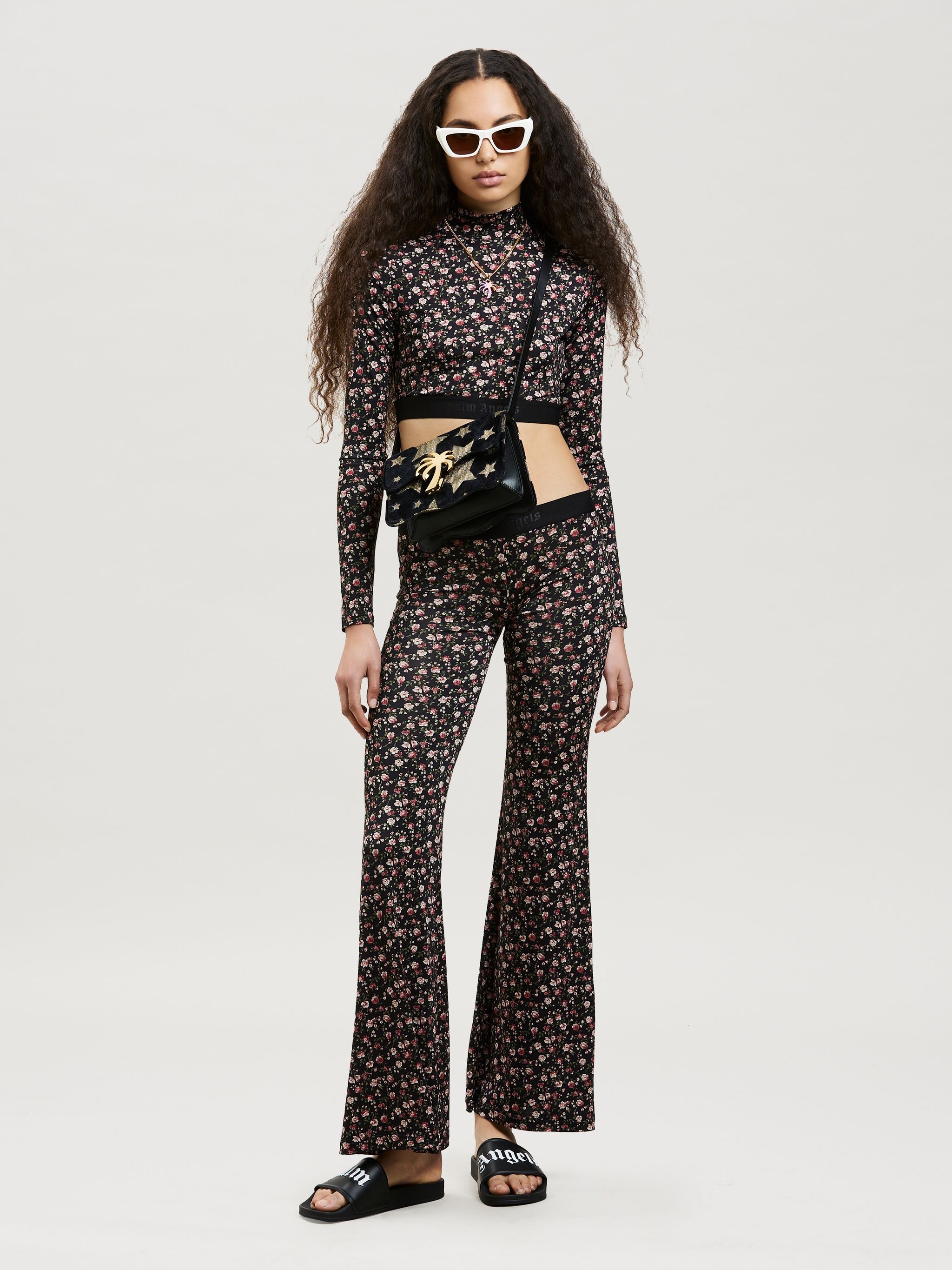 FLOWERS MOCK NECK LOGO TOP - 2