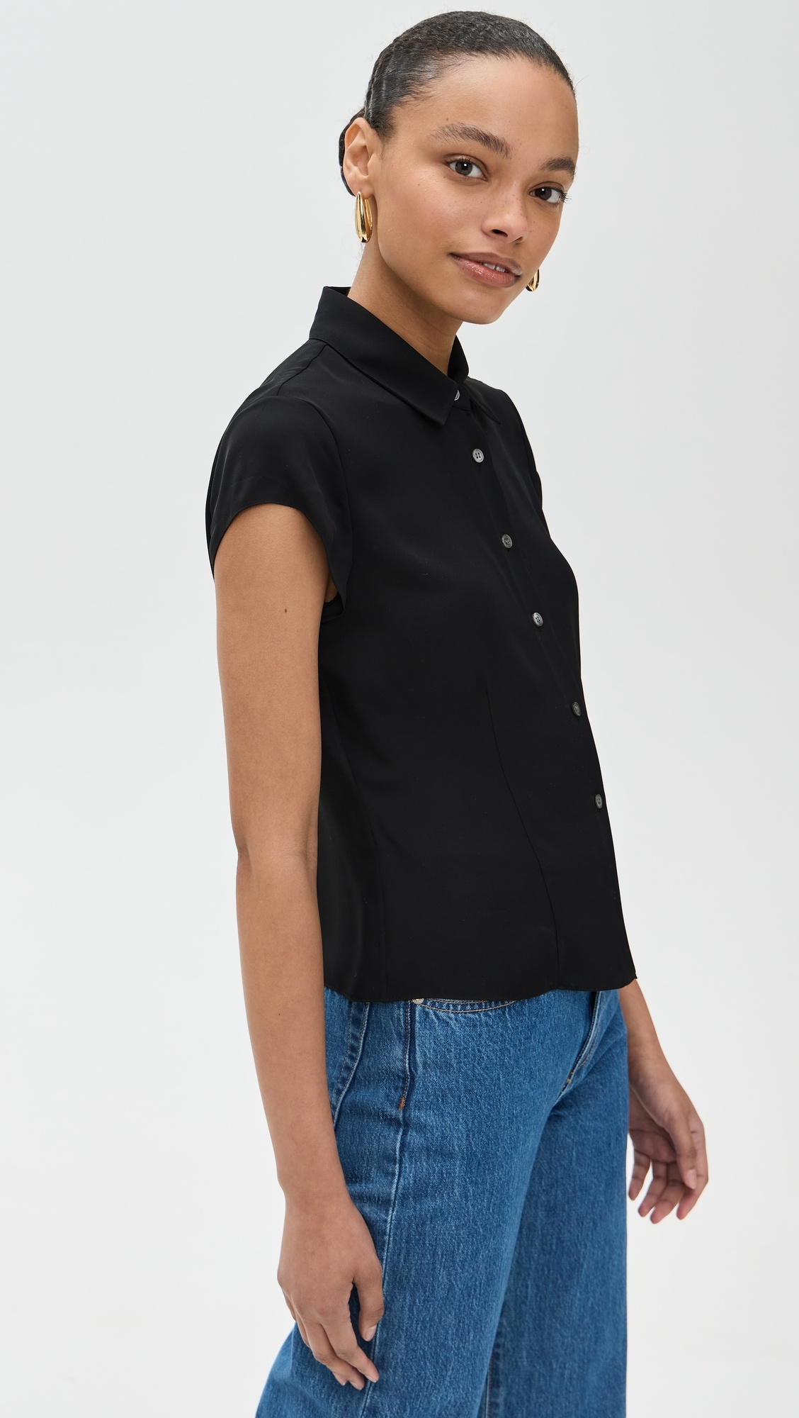 Cap Sleeve Blouse - 3