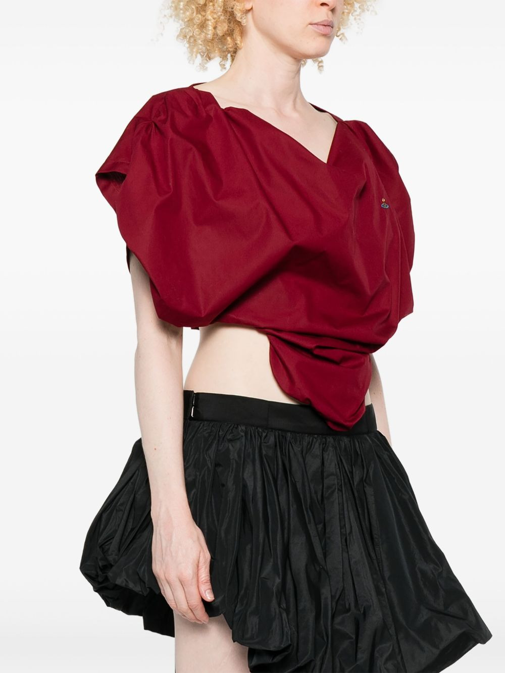 orb-embellished heart top - 3