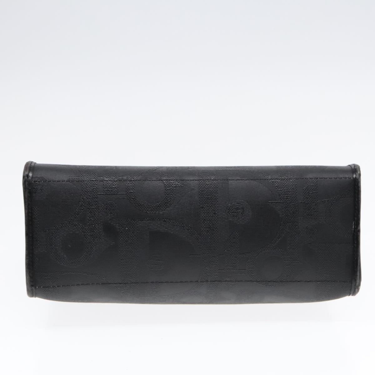 DIOR Trotter Canvas Hand Bag Black Gold - 9