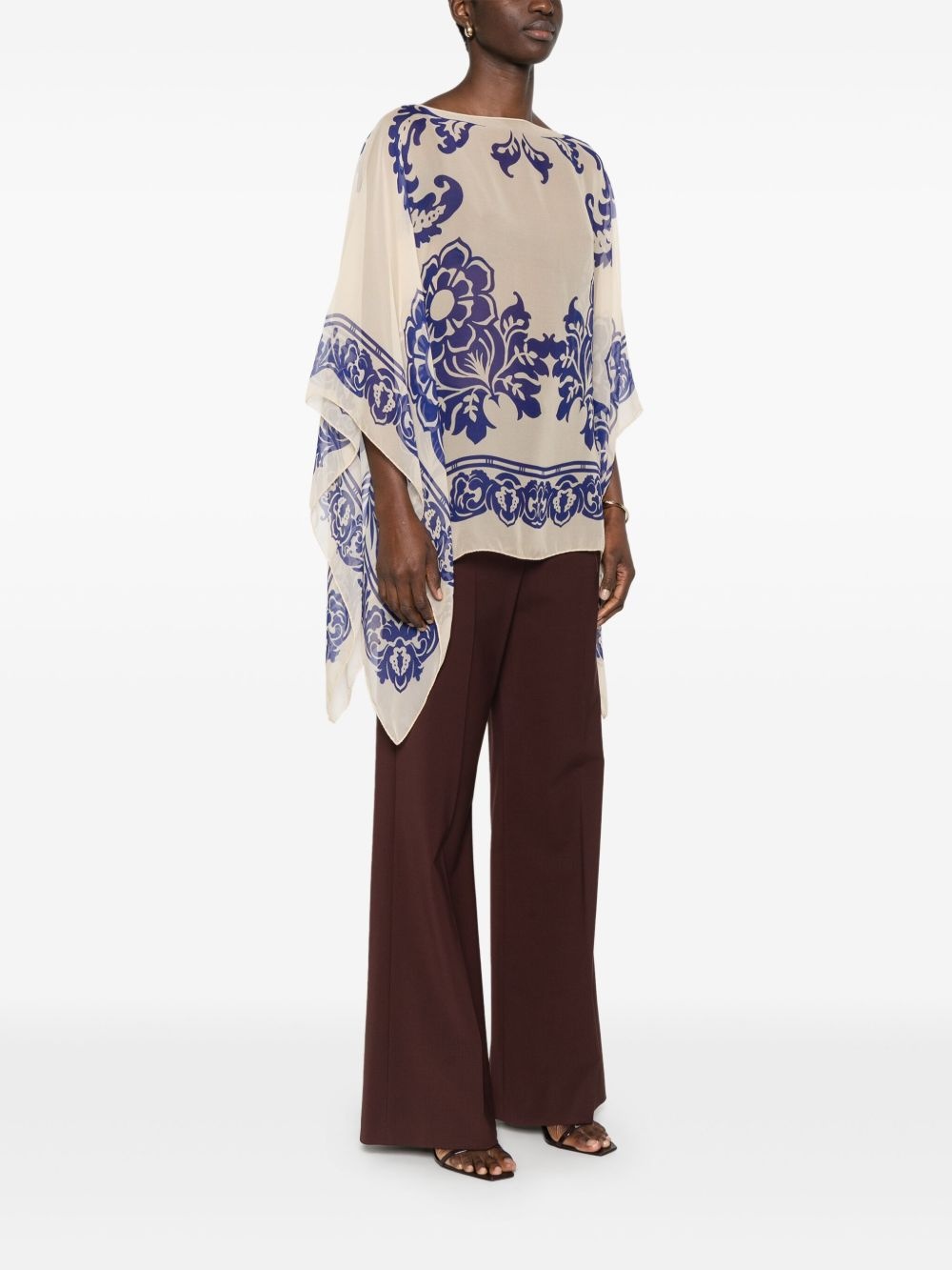 printed blouse - 3