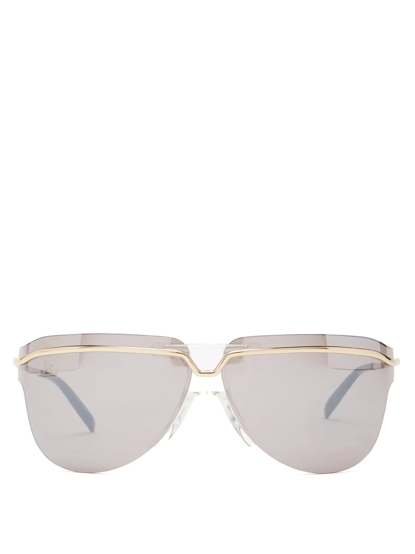 Aviator metal sunglasses - 1