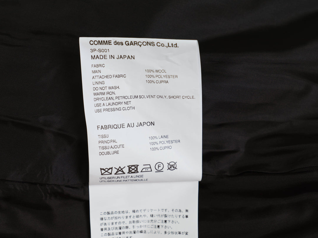 Wool Gabardine X Polyester Skirt - 4