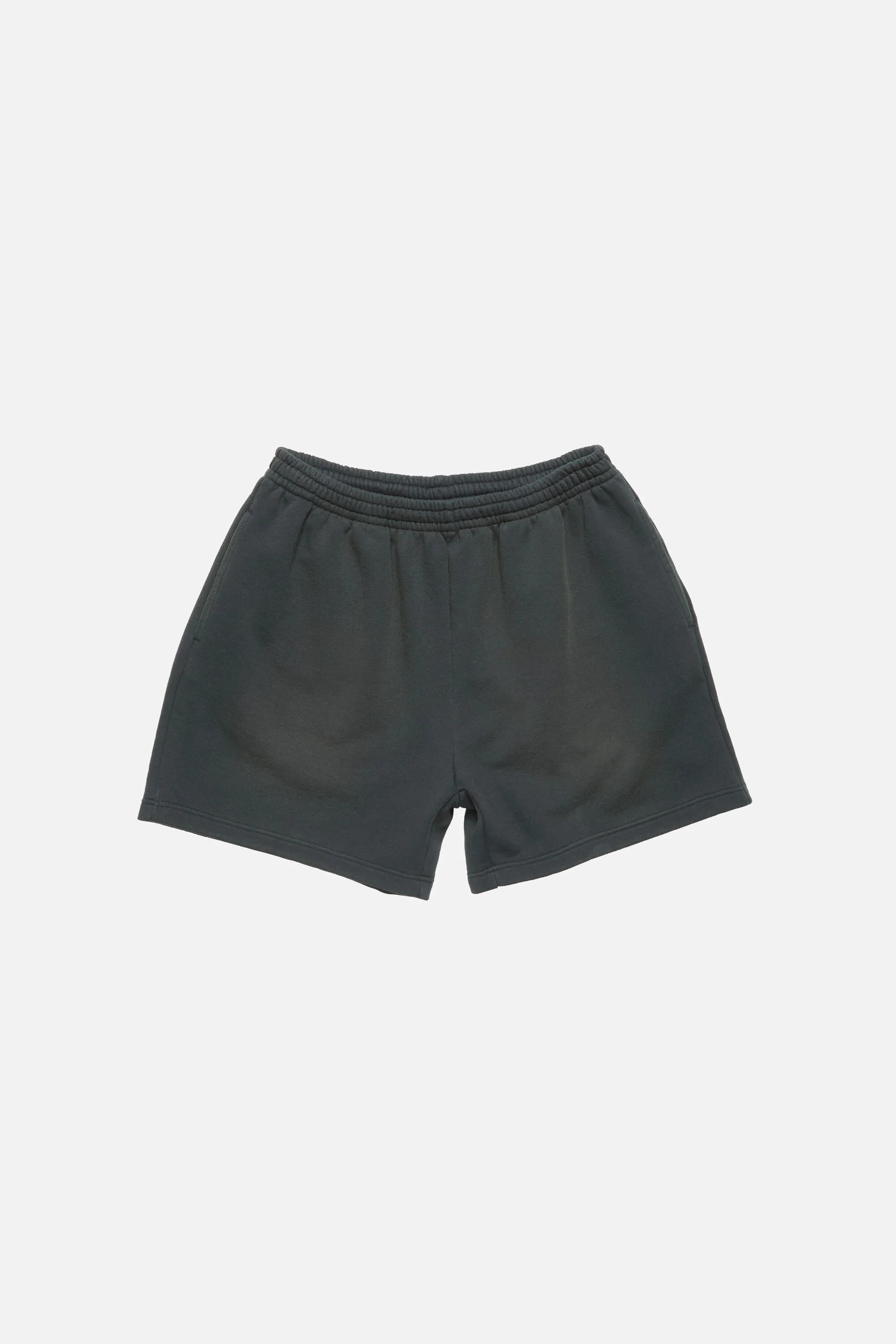 Vintage fleece shorts - Faded black - 1