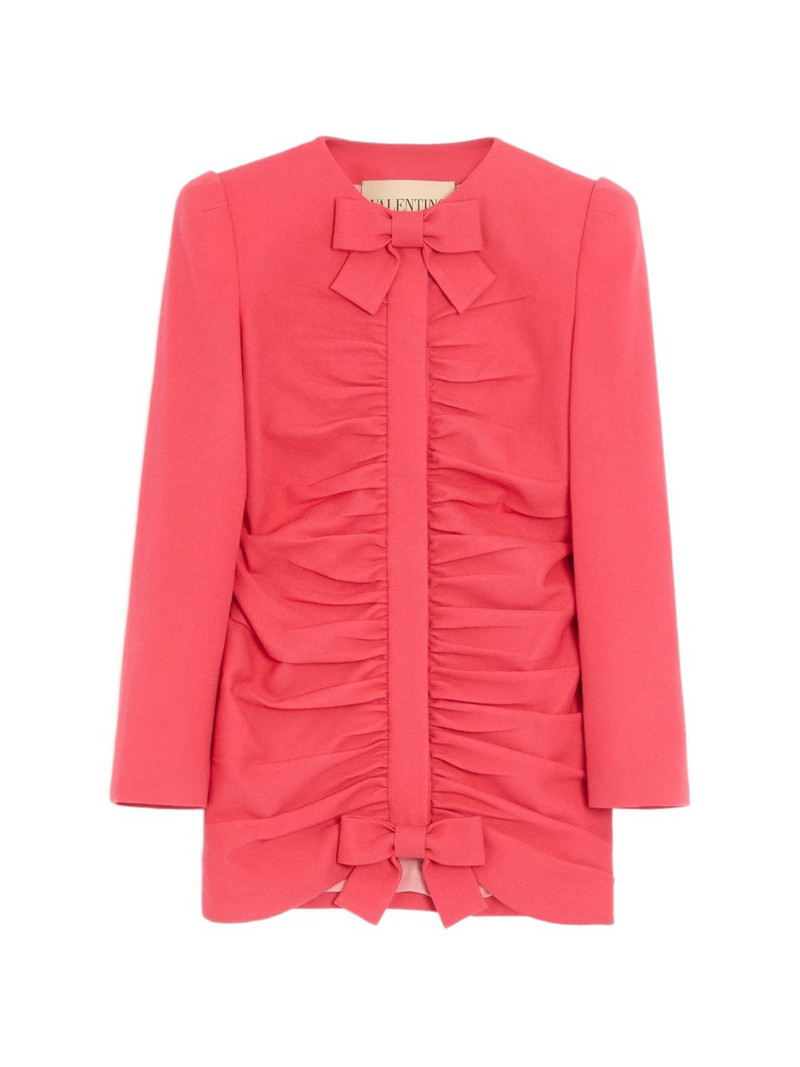 crispy light wool jacket dress 1
