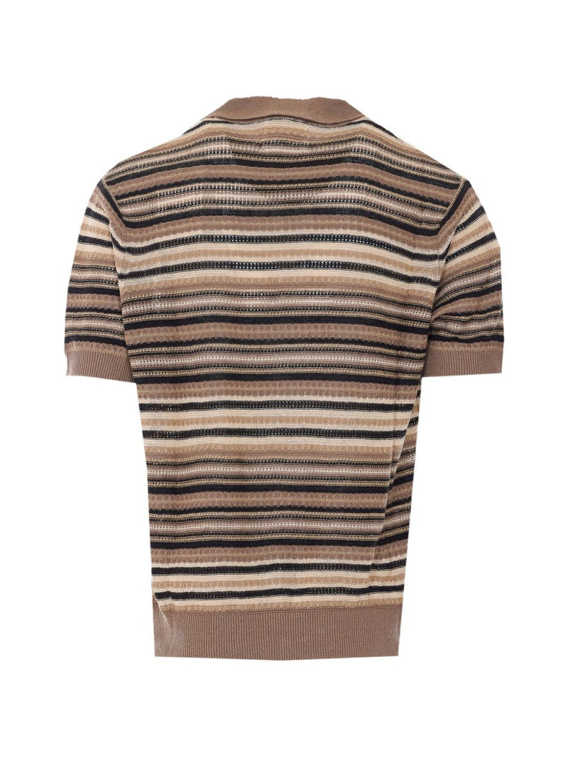 NN07 Noam striped polo shirt outlook