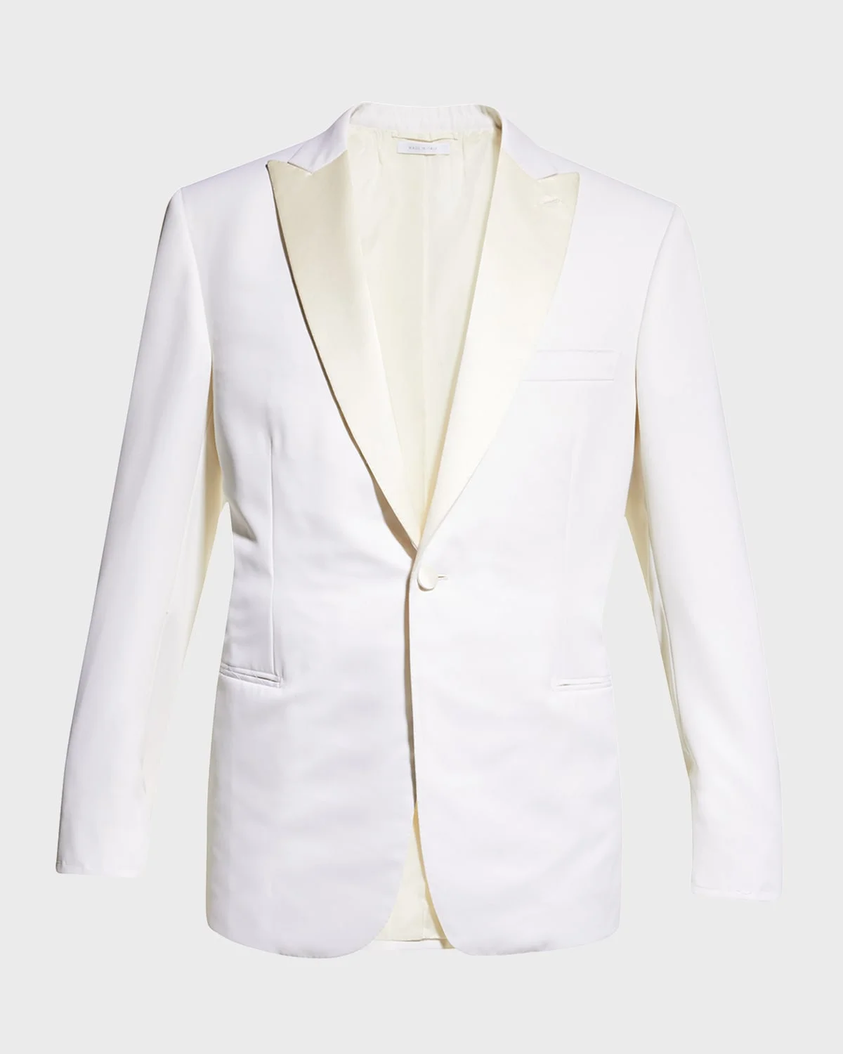 Men's Solid Wool Dinner Jacket - 1