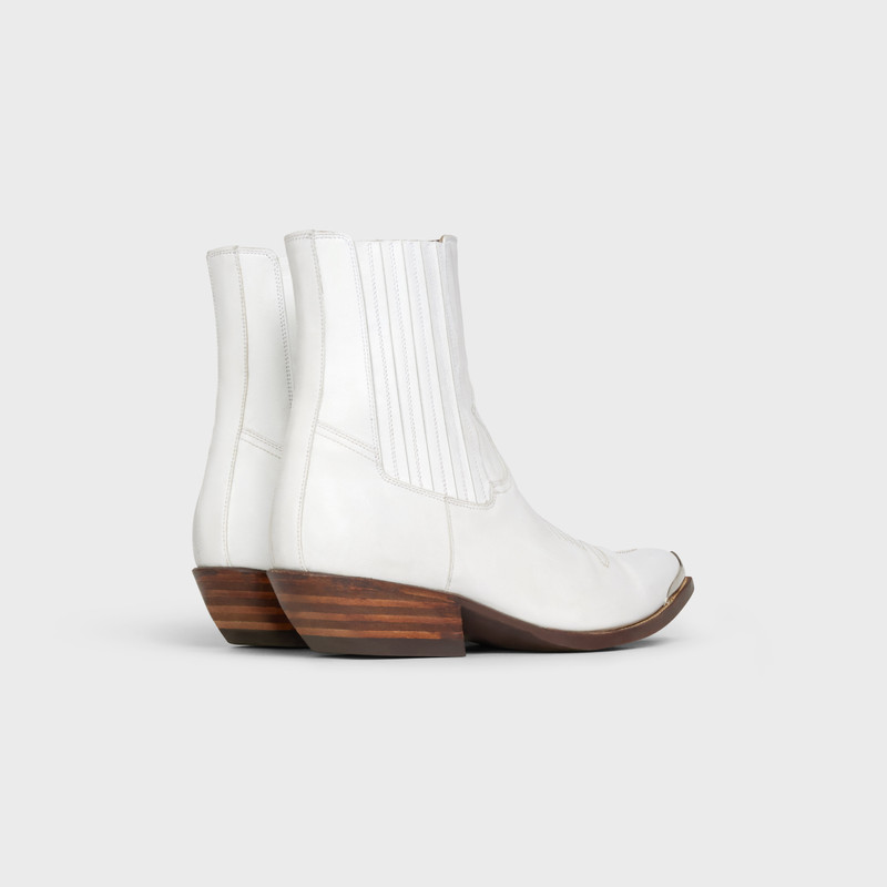 CELINE CRUISER BOOTS CHELSEA WITH METAL TOE in PAINTED CALFSKIN outlook