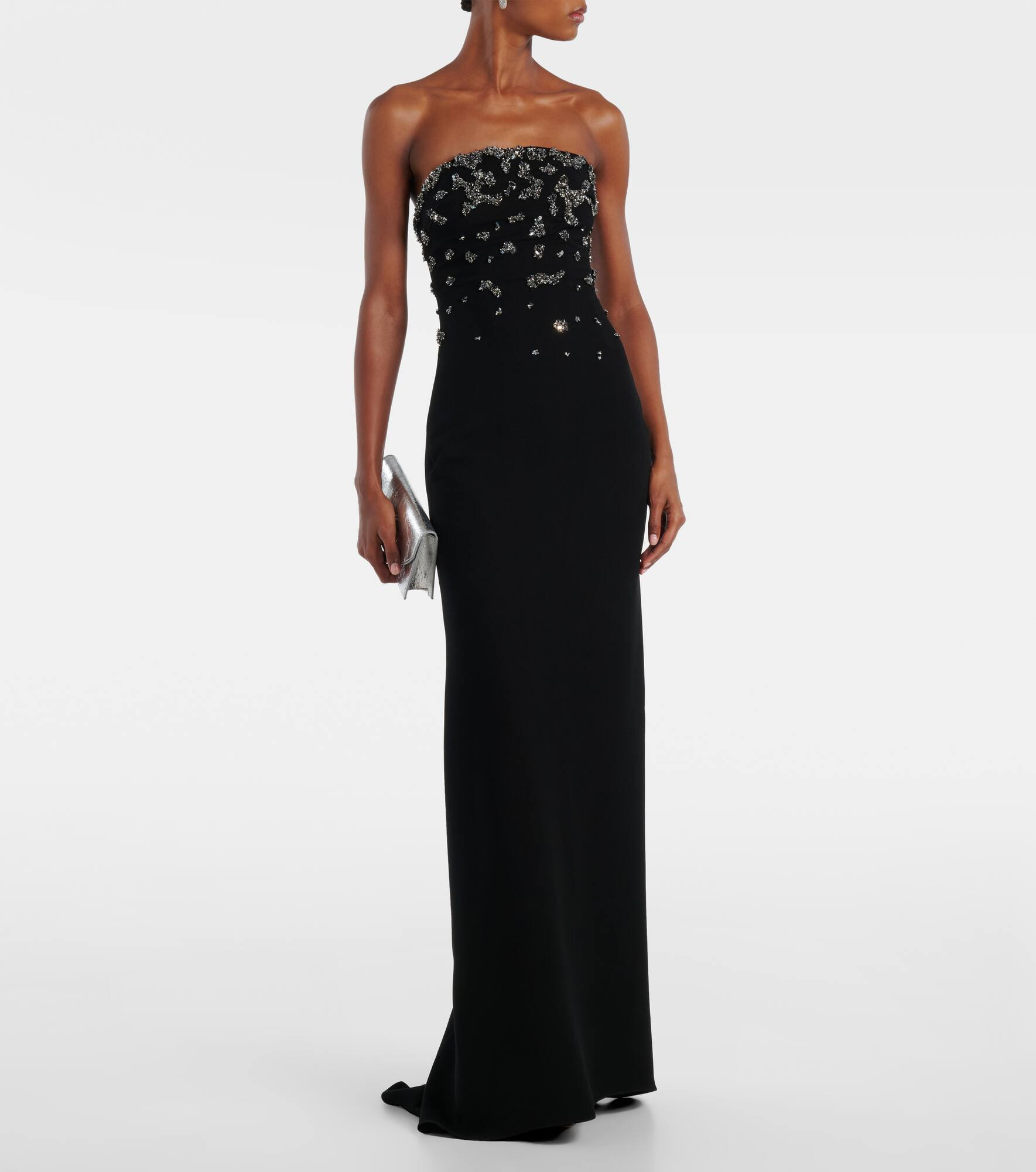 Embellished strapless gown - 2