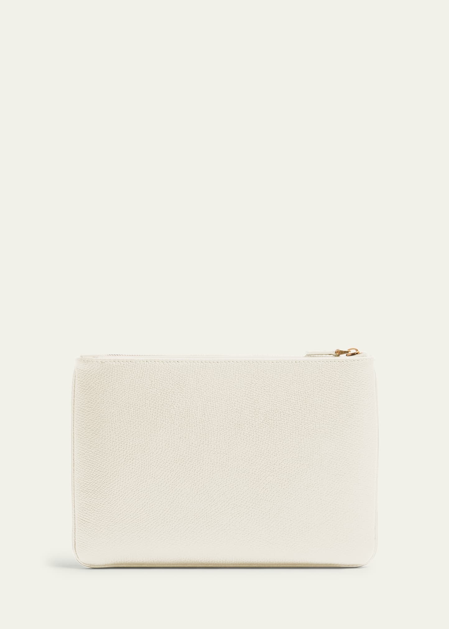 Medium VLOGO Leather Flat Pouch Bag - 2