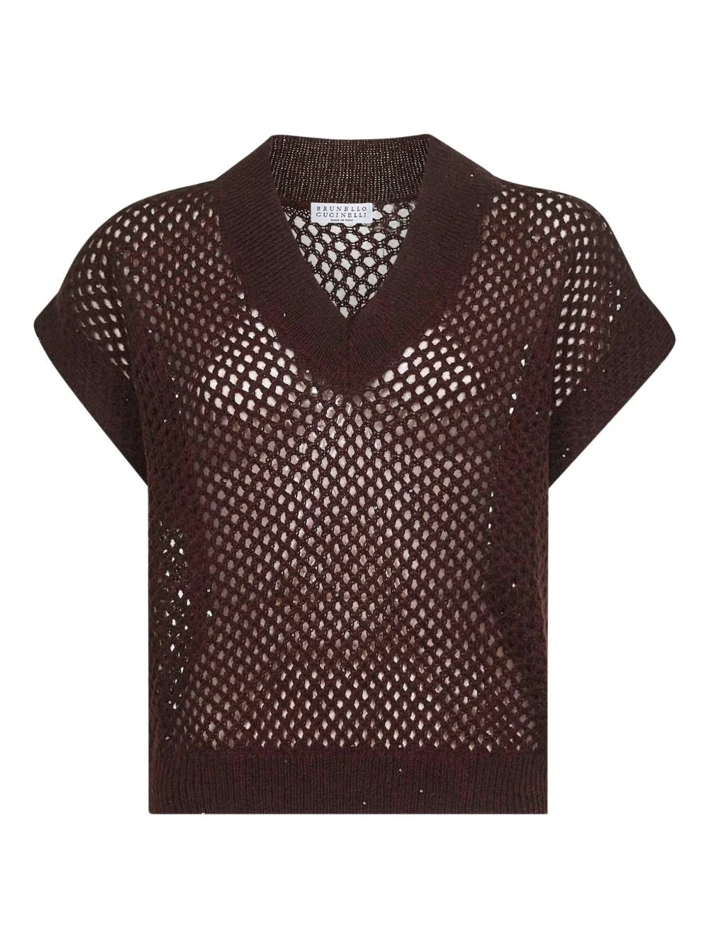 sequin-embellished T-shirt - 1