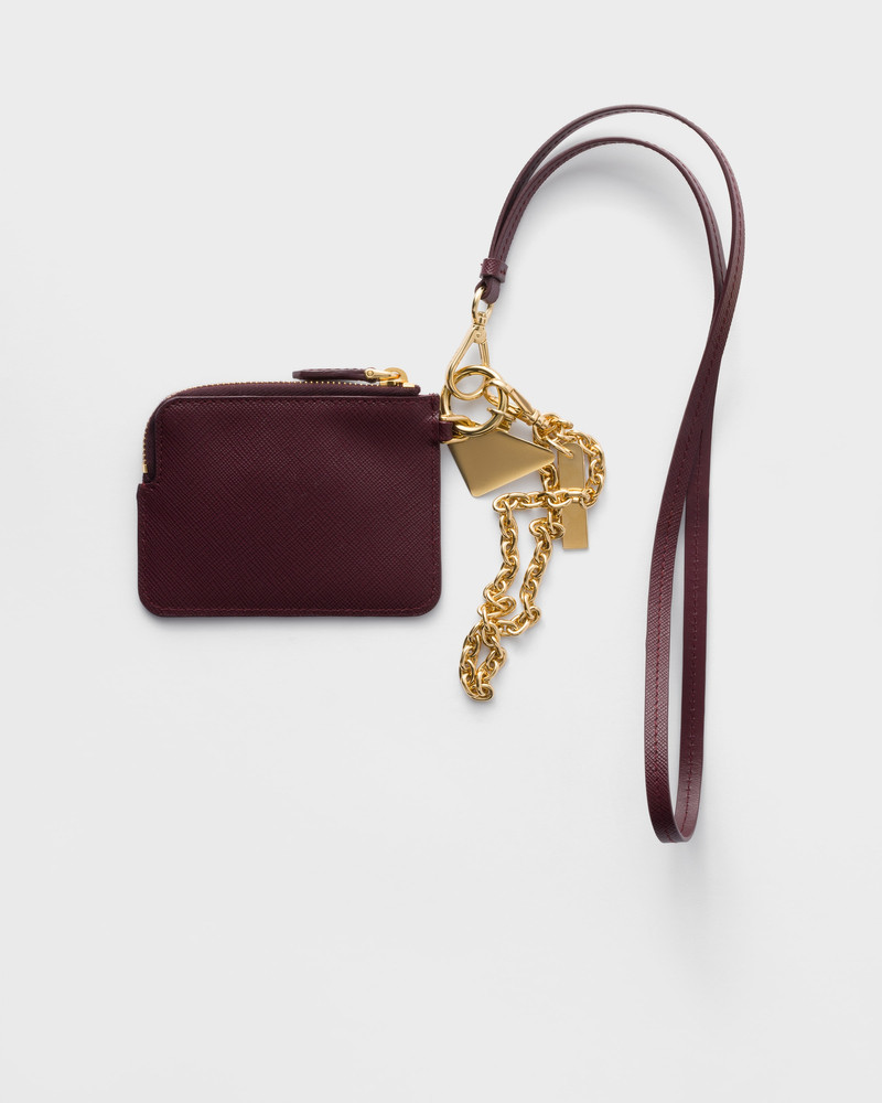 Saffiano leather smartphone case with card holder 3
