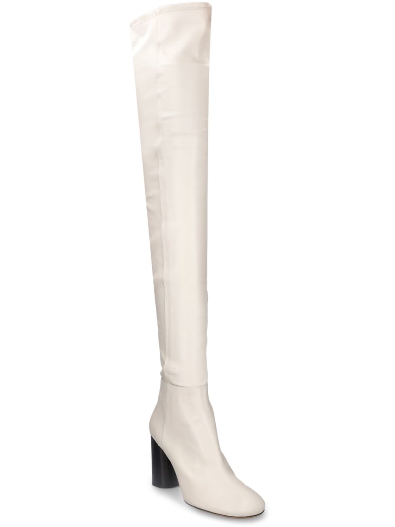 85mm Lelta leather knee high boots - 2