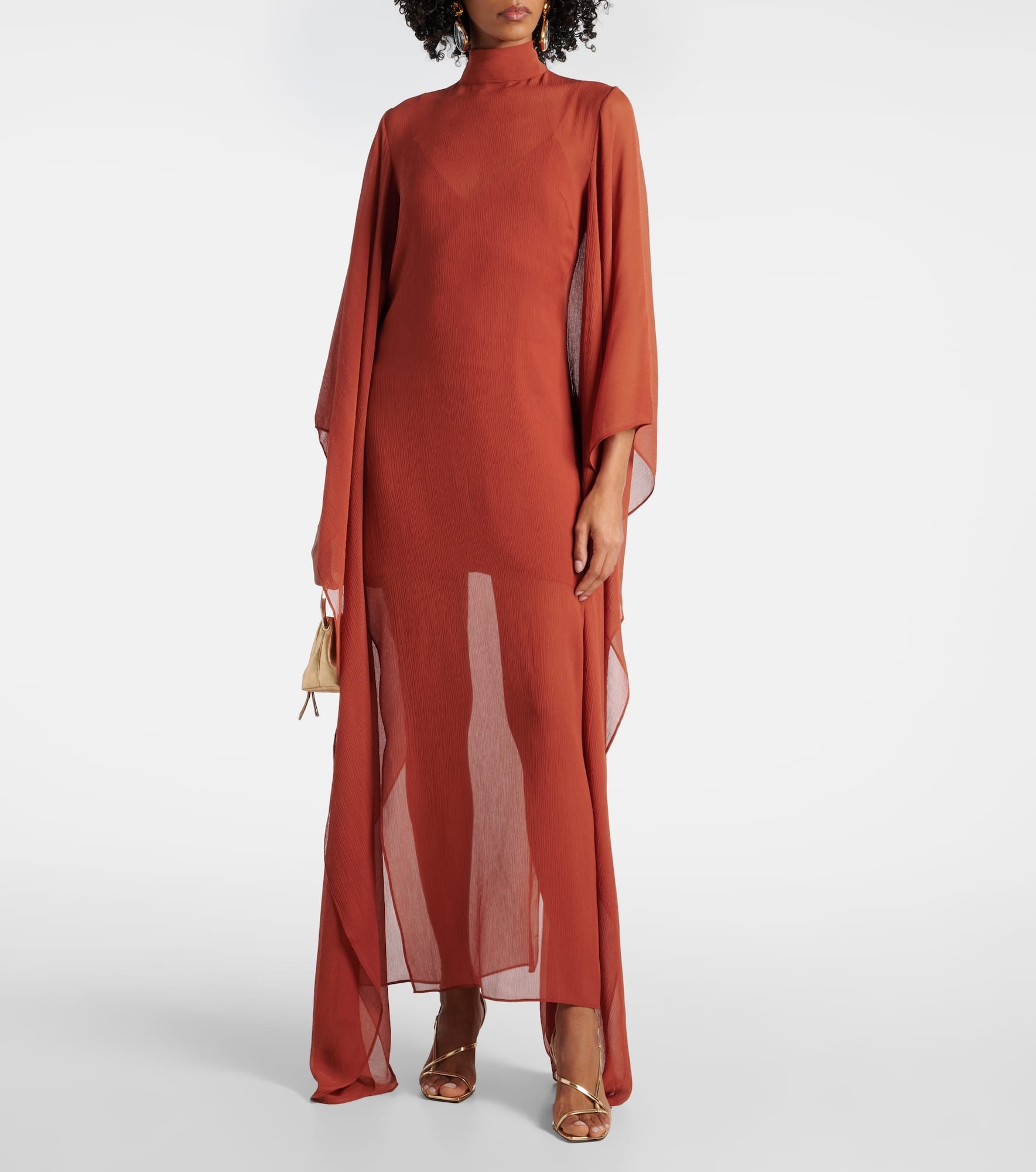 Lanzarote silk chiffon kaftan - 2