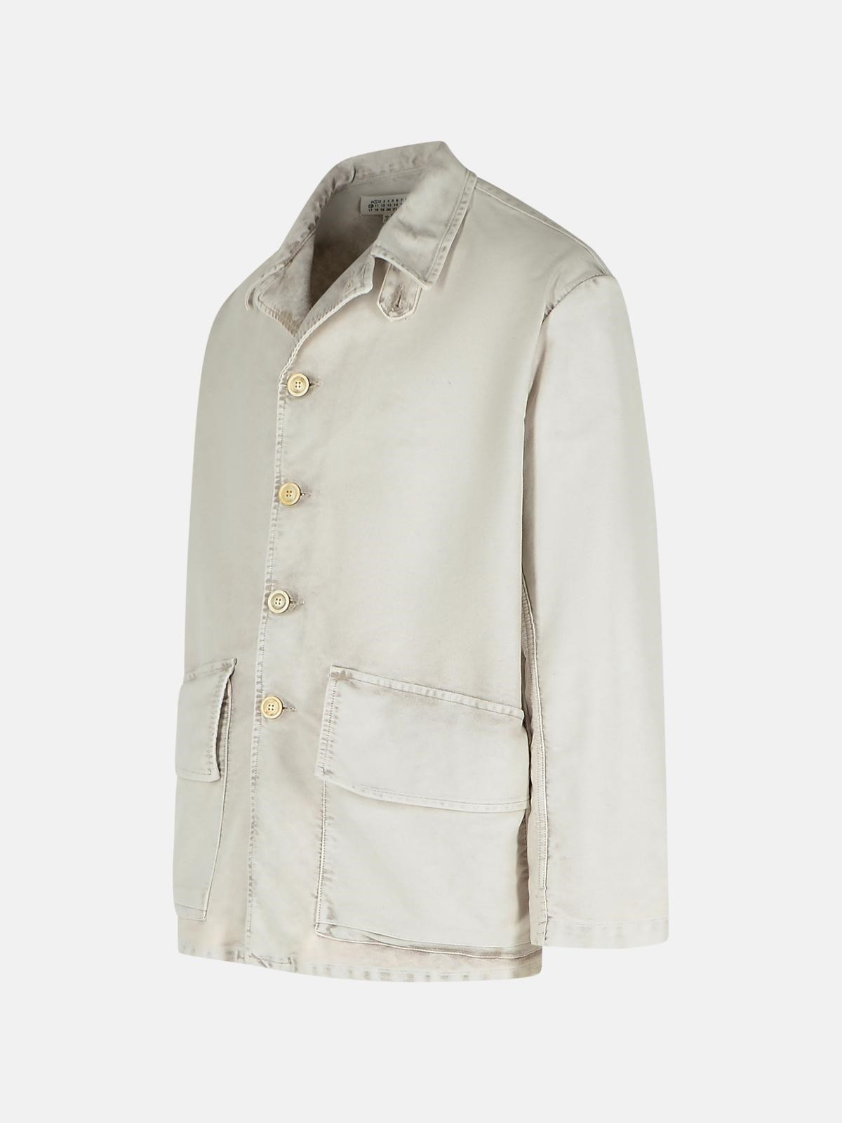 GRAY COTTON JACKET - 2