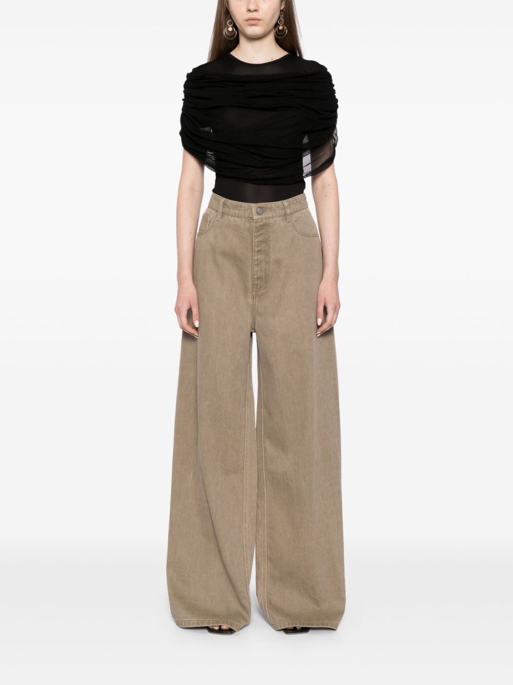 oversized drop jeans - 2
