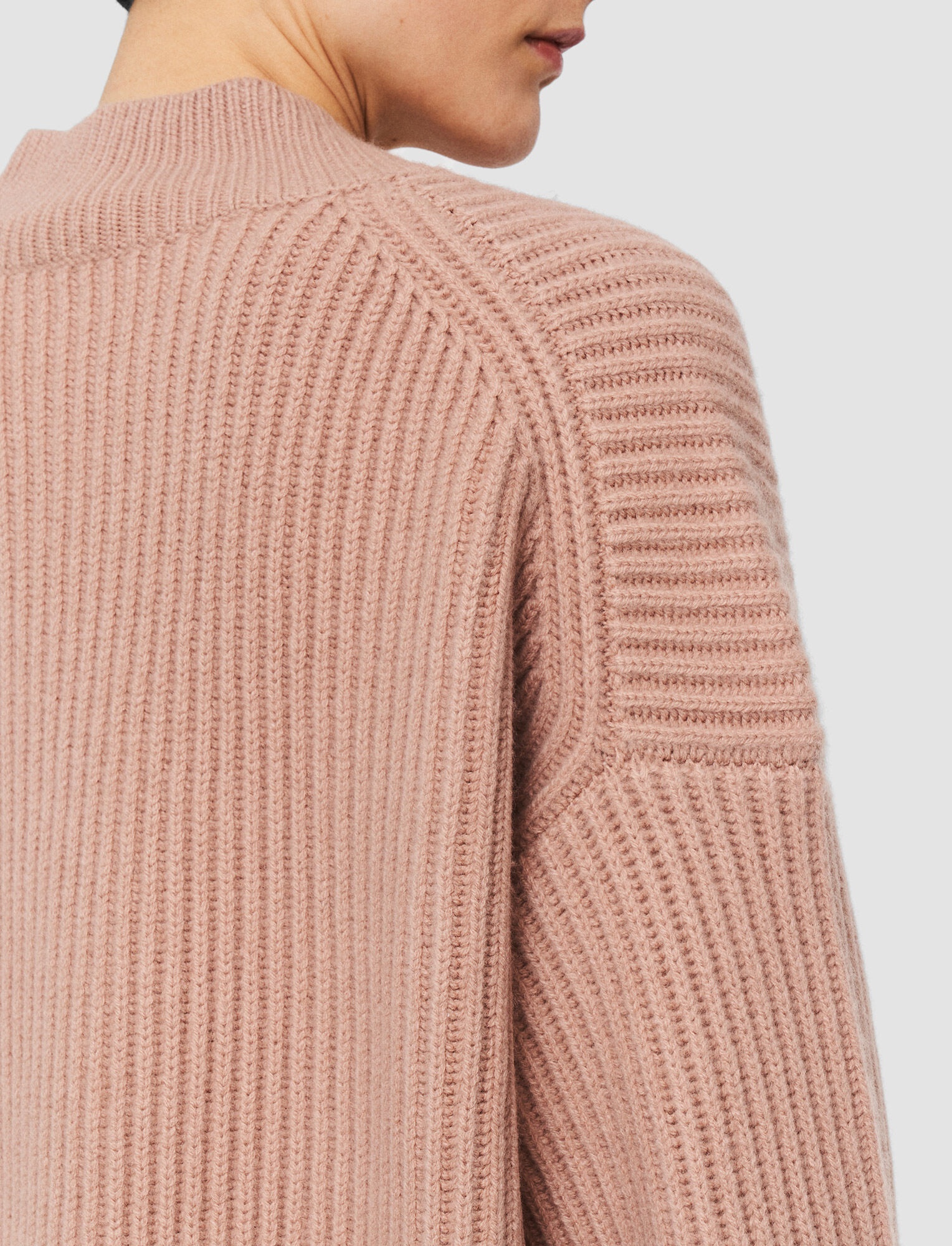 Cardigan Stitch V Neck Jumper - 6