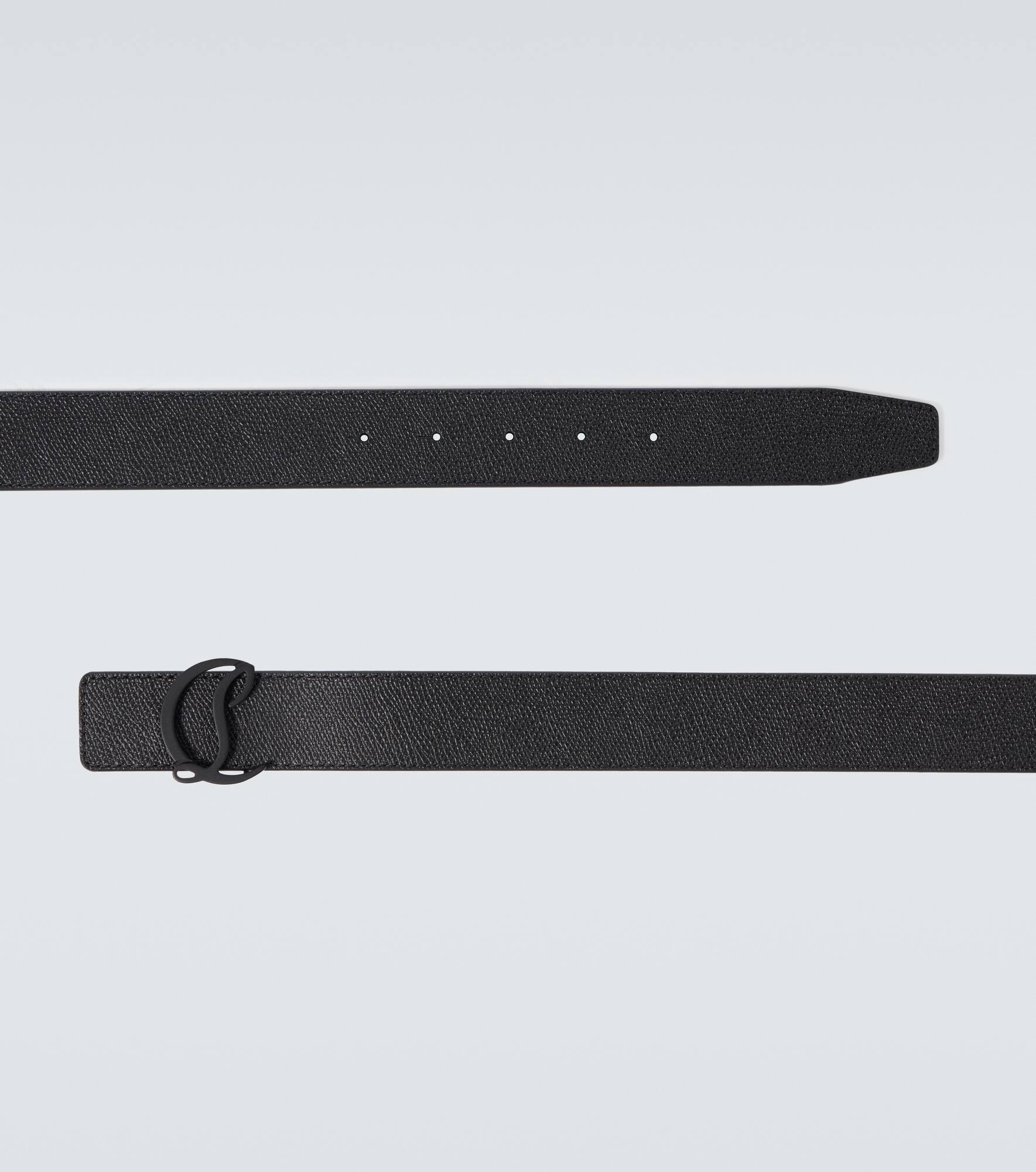Mooncrest reversible leather belt - 4