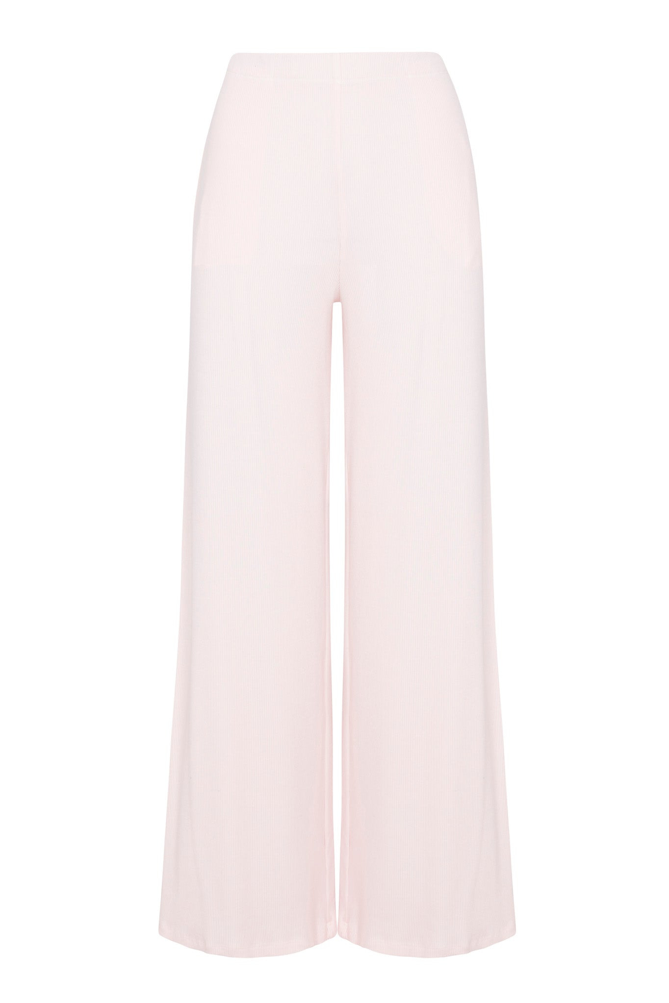 BALLET RIB WIDE LEG PANTS - 5