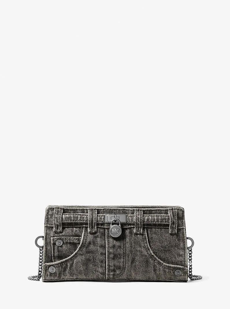Hamilton Moderne Extra-Small Washed Denim Convertible Crossbody Bag - 1