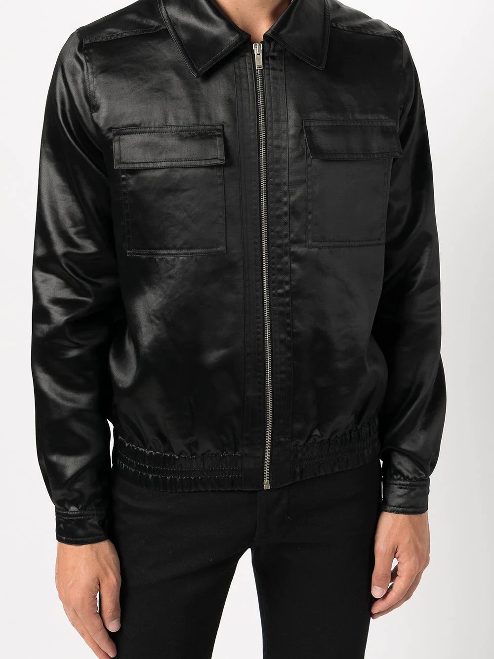 zipped bomber jacket - 5