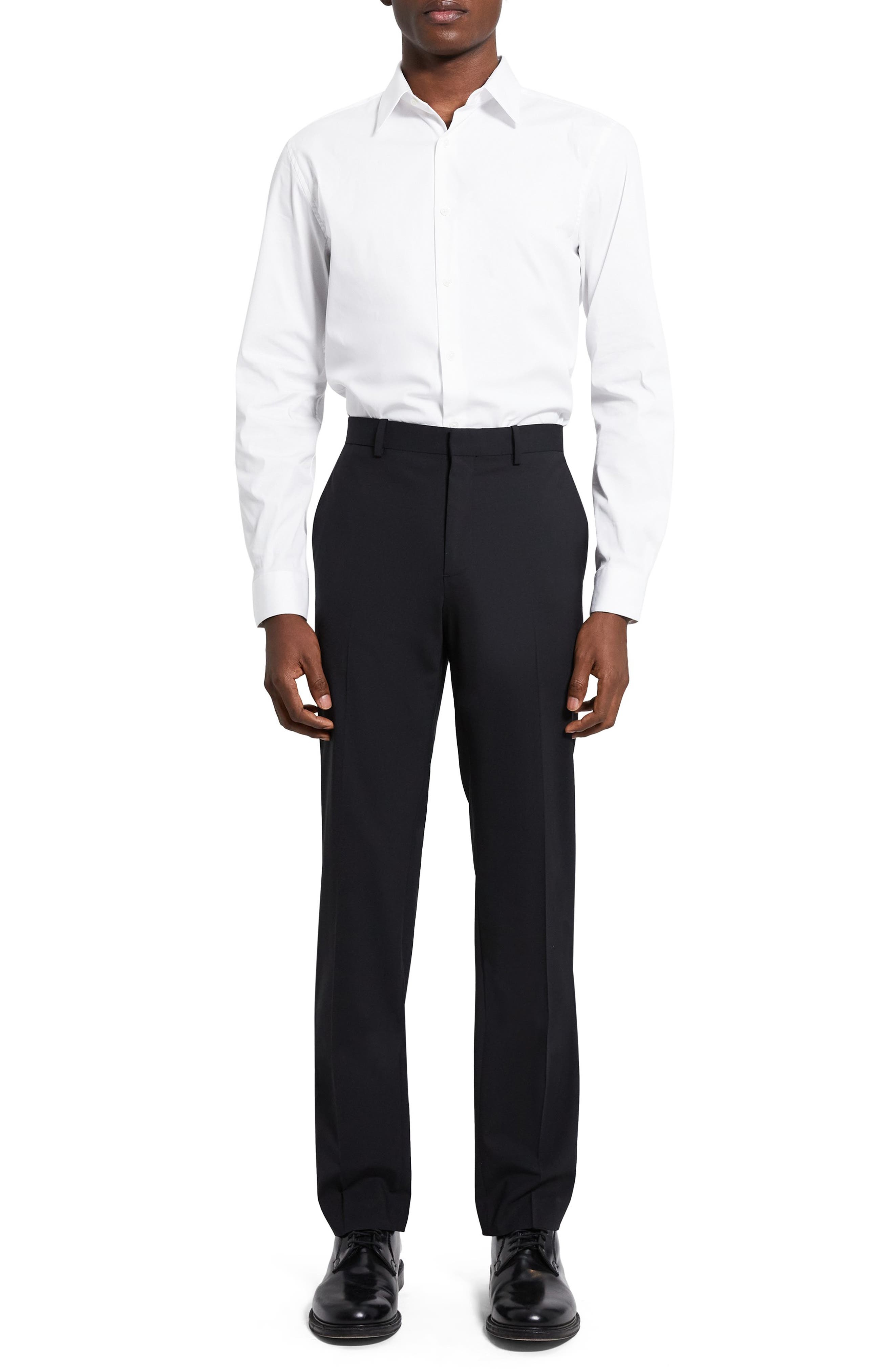 Theory Mayer New Tailor 2 Wool Dress Pants in Black - 6