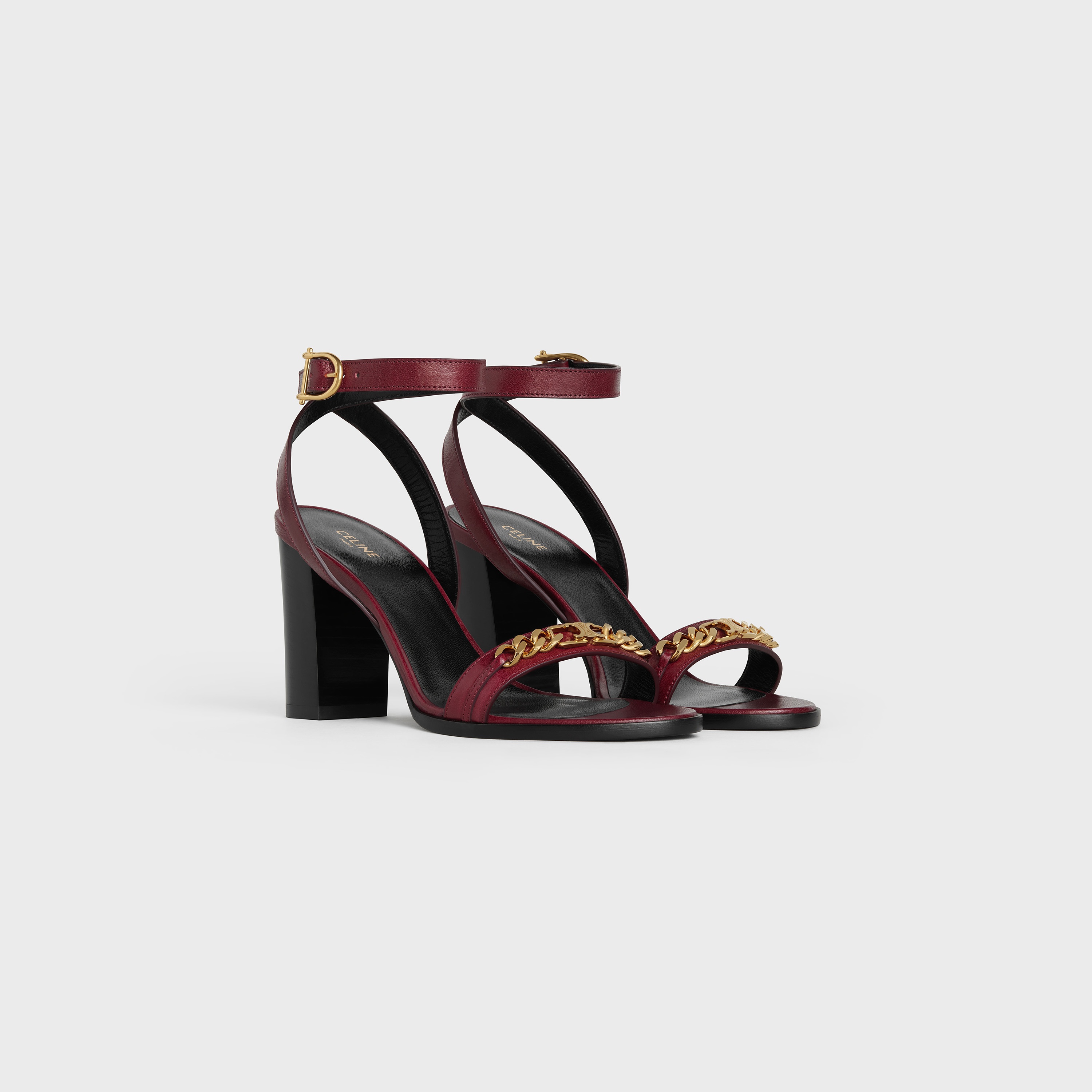 CELINE TRIOMPHE SANDAL  IN  CALFSKIN - 2