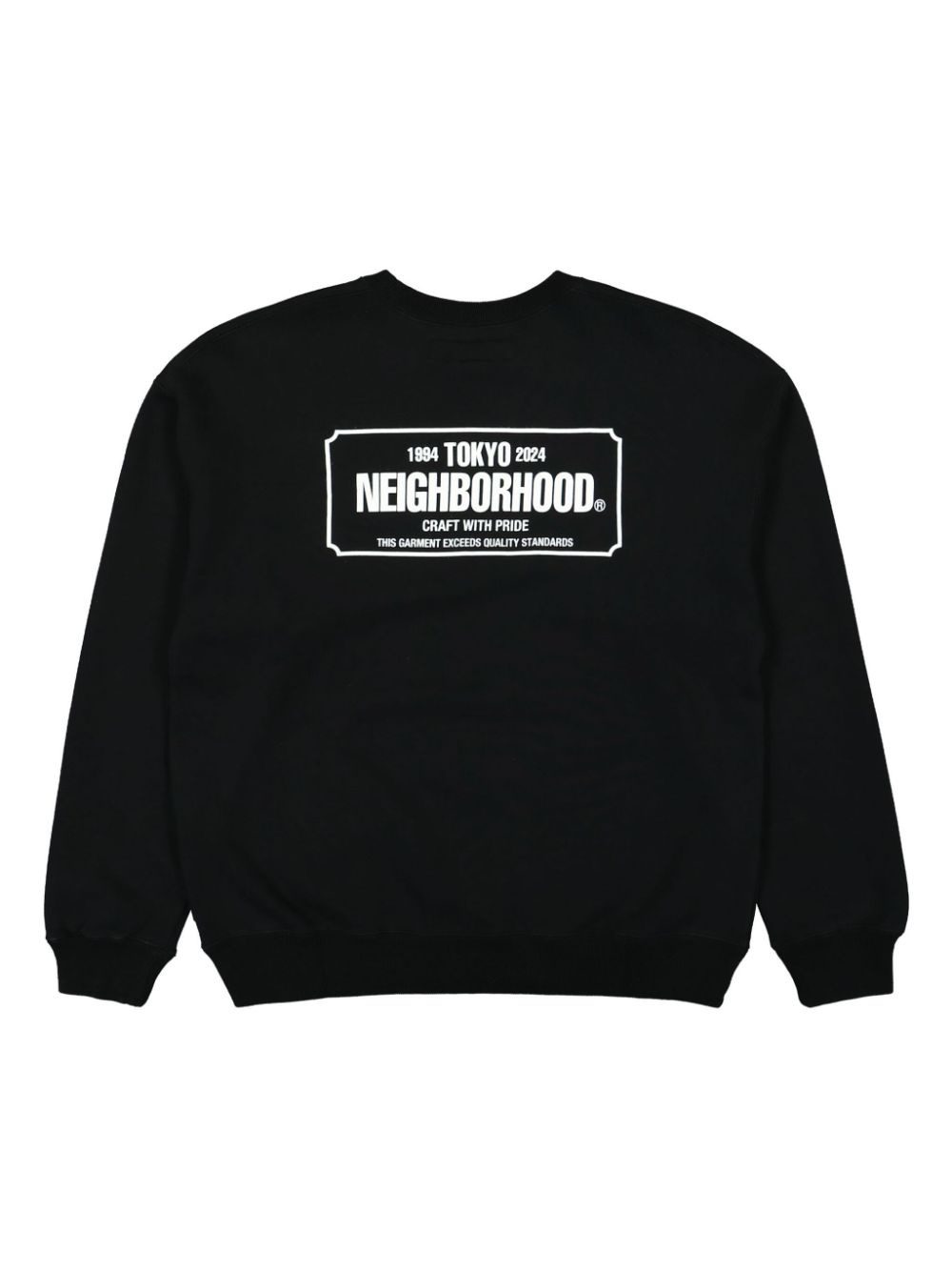 logo-patch cotton sweatshirt - 2