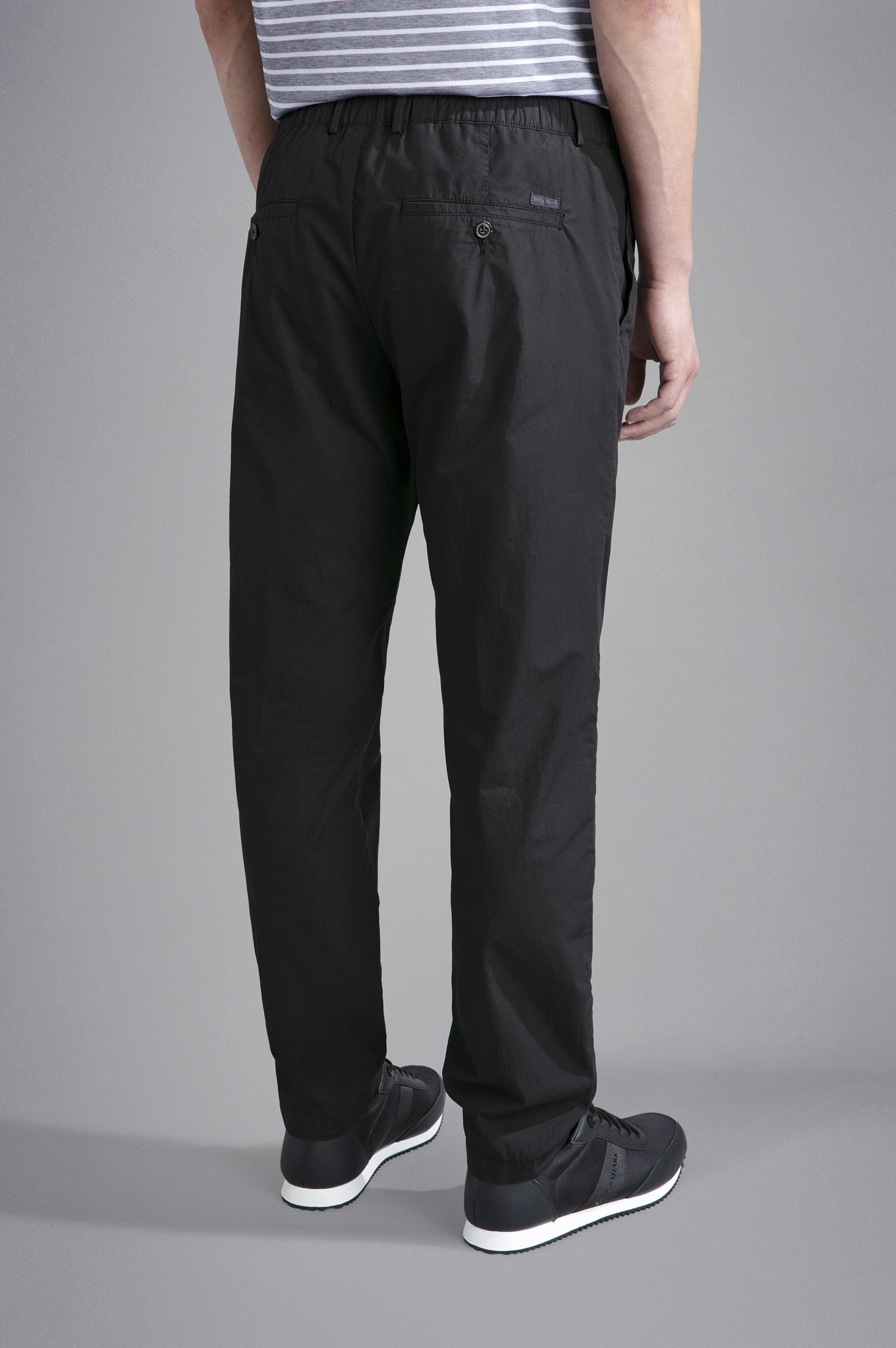 ULTRA-LIGHT POPLIN COTTON CHINO TROUSERS - 3