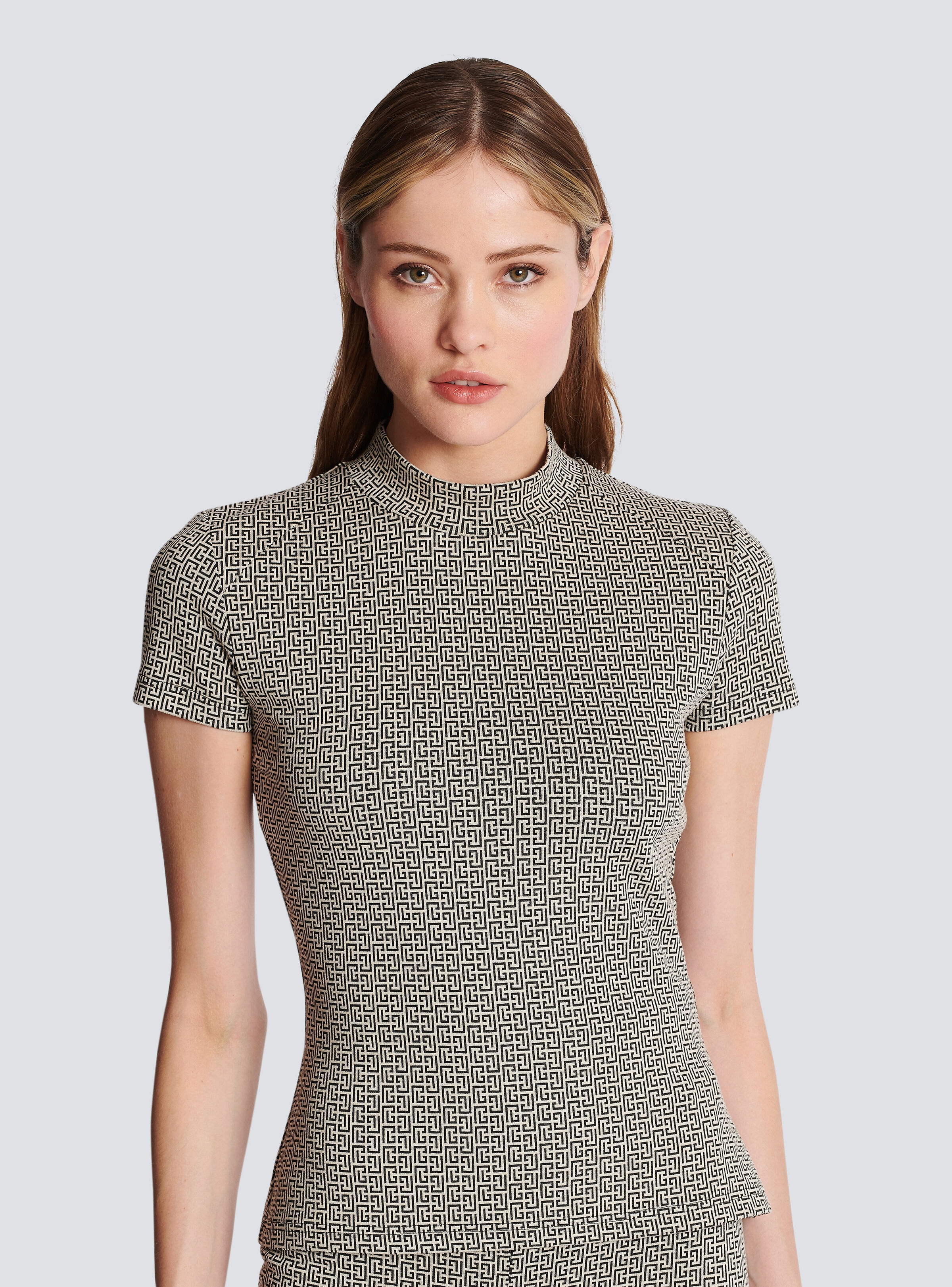 Mini monogram jacquard top - 7