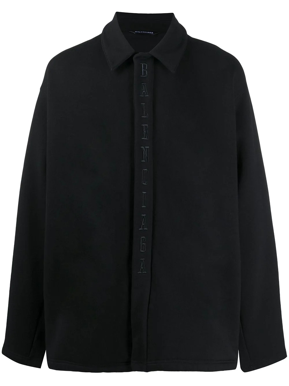 Cocoon shirt jacket - 1