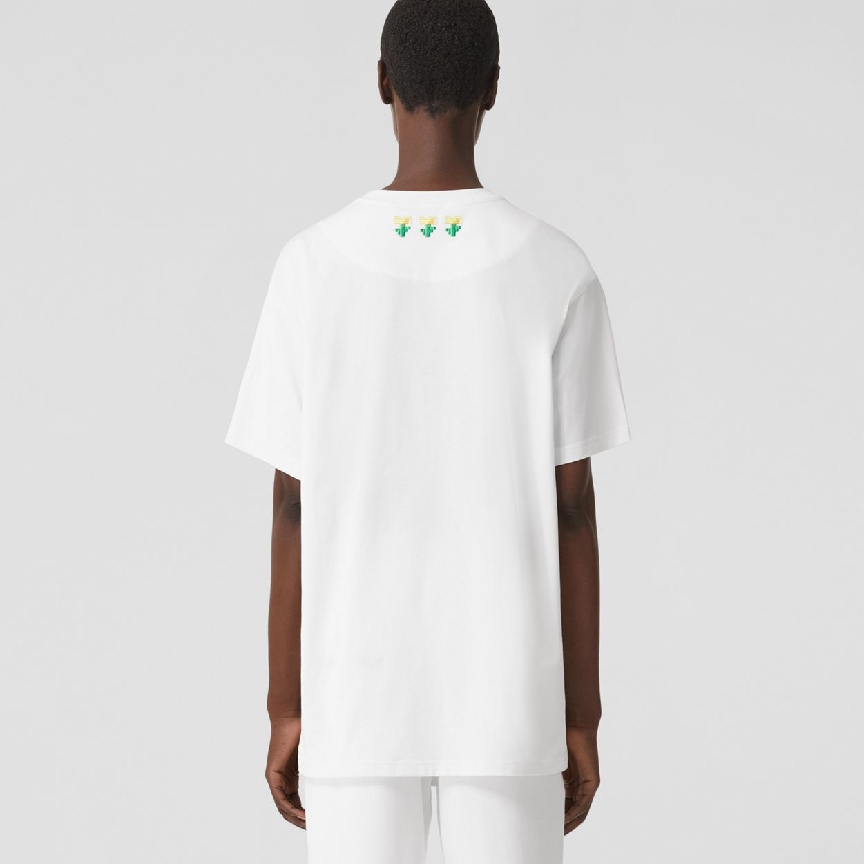 Logo Print Cotton Oversized T-shirt - 4