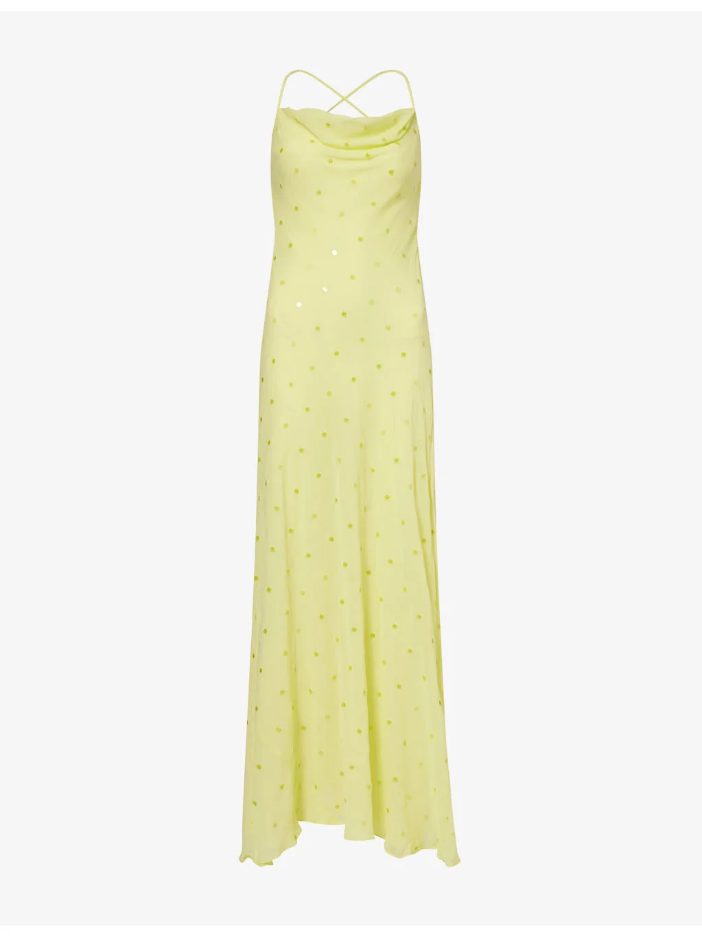 Arielle Sequin-Embellished Slip Maxi Dress - 1