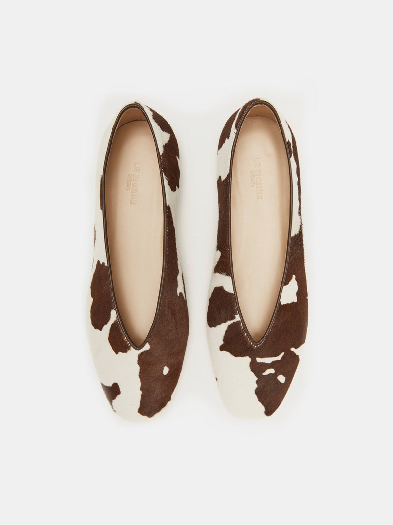 LE MONDE BÉRYL Regency Slipper / Cow Calf Hair outlook