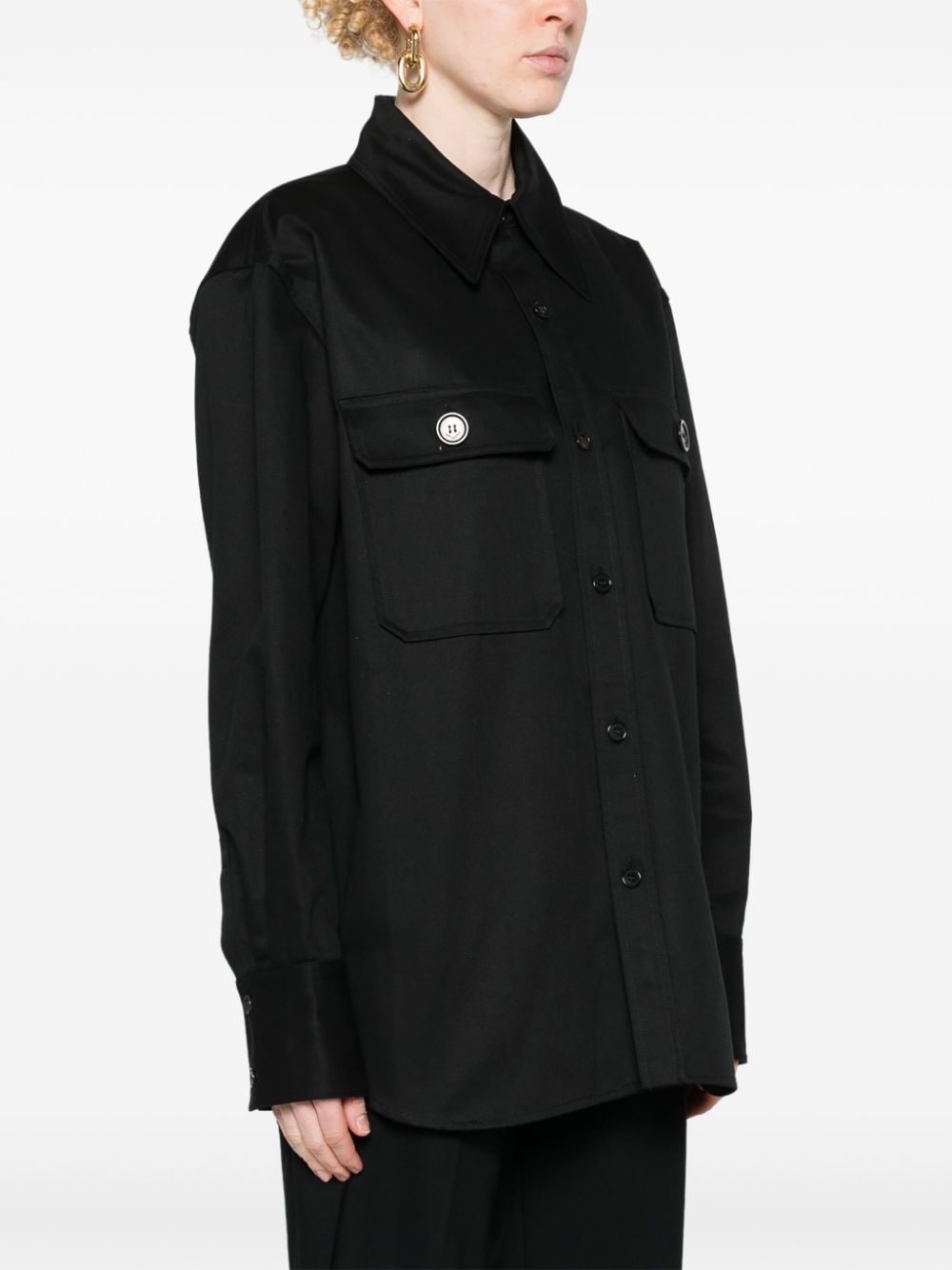Saharienne twill cotton shirt - 3