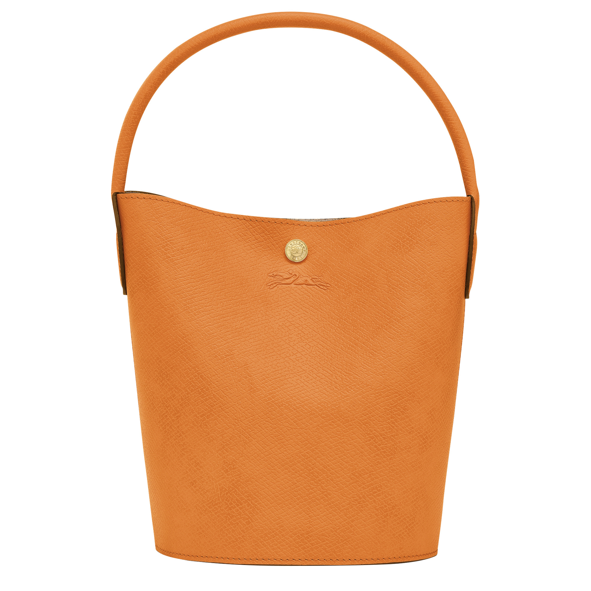 Épure S Bucket bag Apricot - Leather - 5