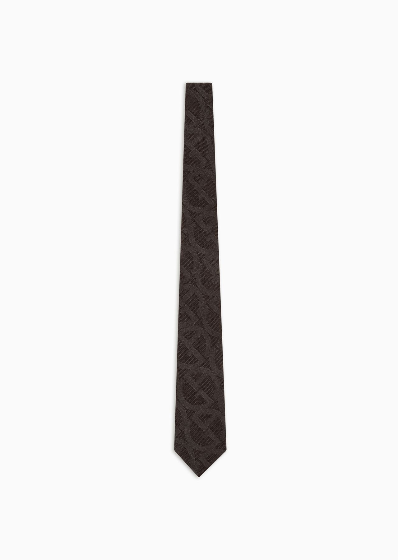 Cupro monogram tie - 1