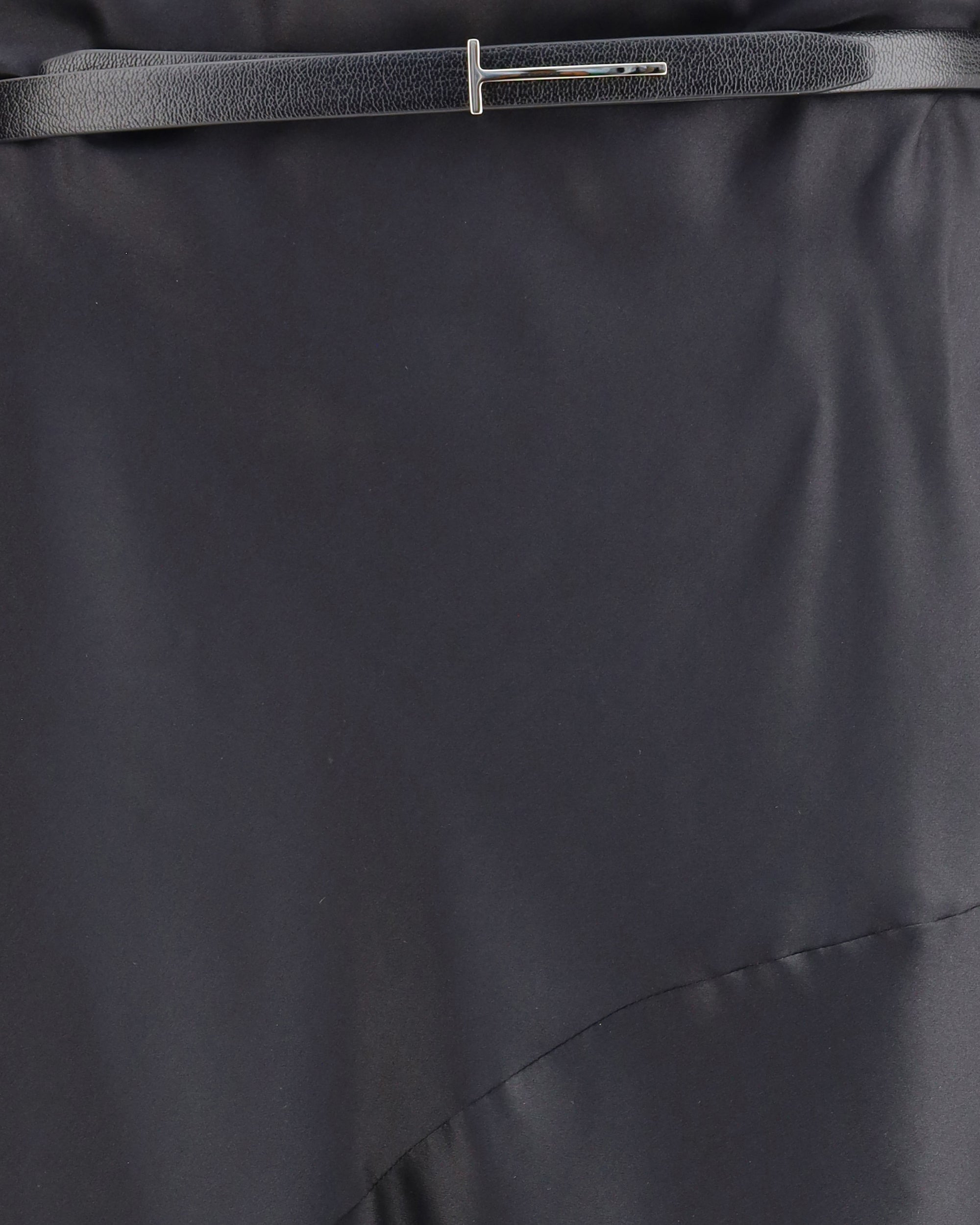 Satin long Skirt - 3