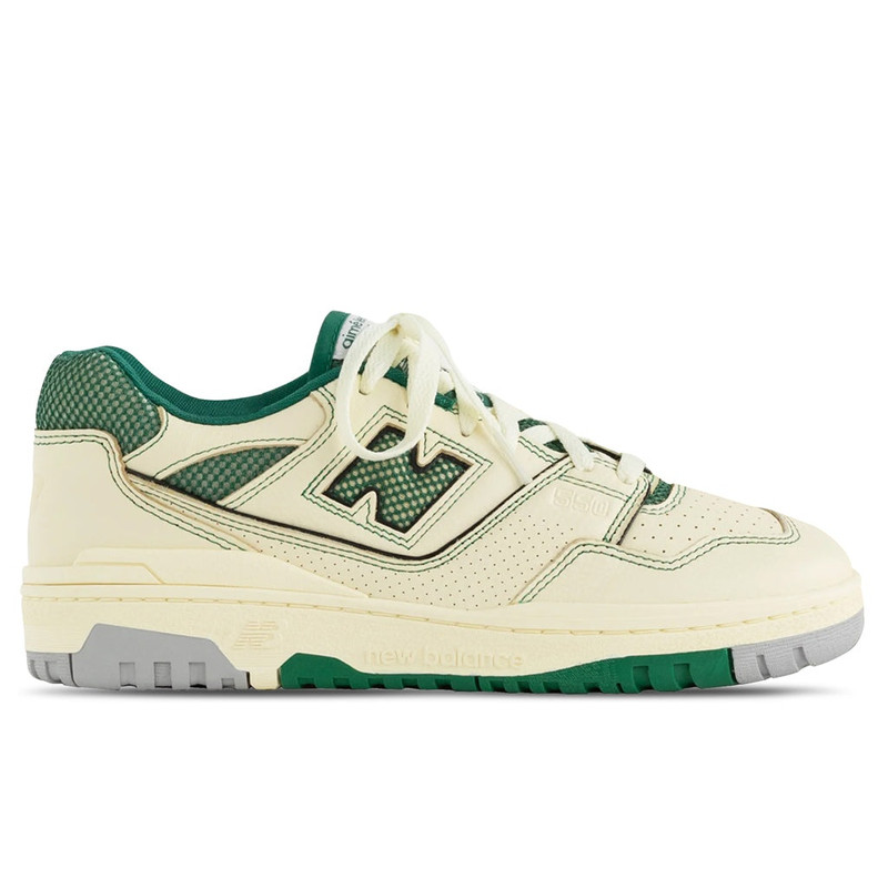 NEW BALANCE X AIME LEON DORE P550 BASKETBALL OXFORDS - WHITE/GREEN - 1