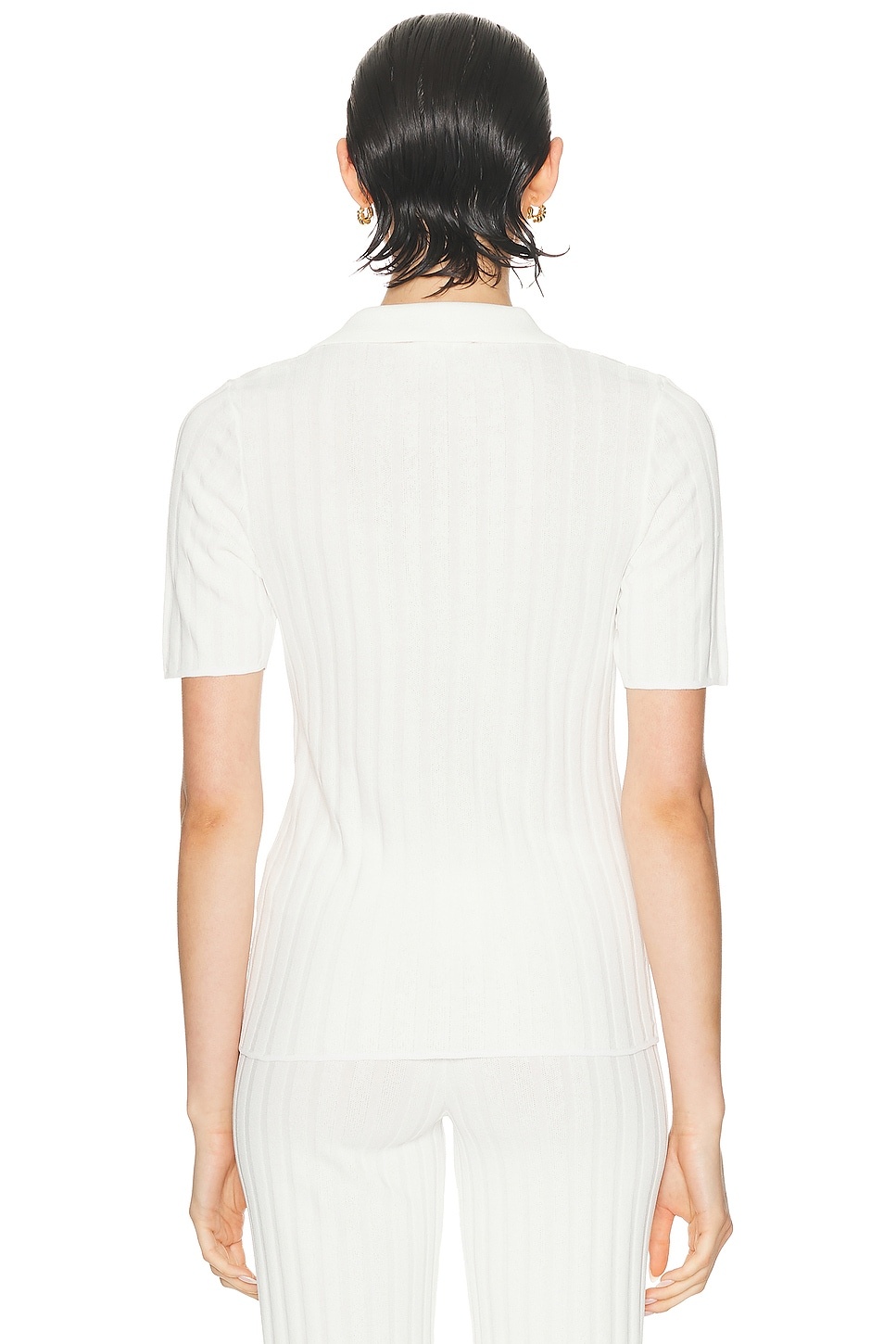 SRC Ribbed Polo Top - 3