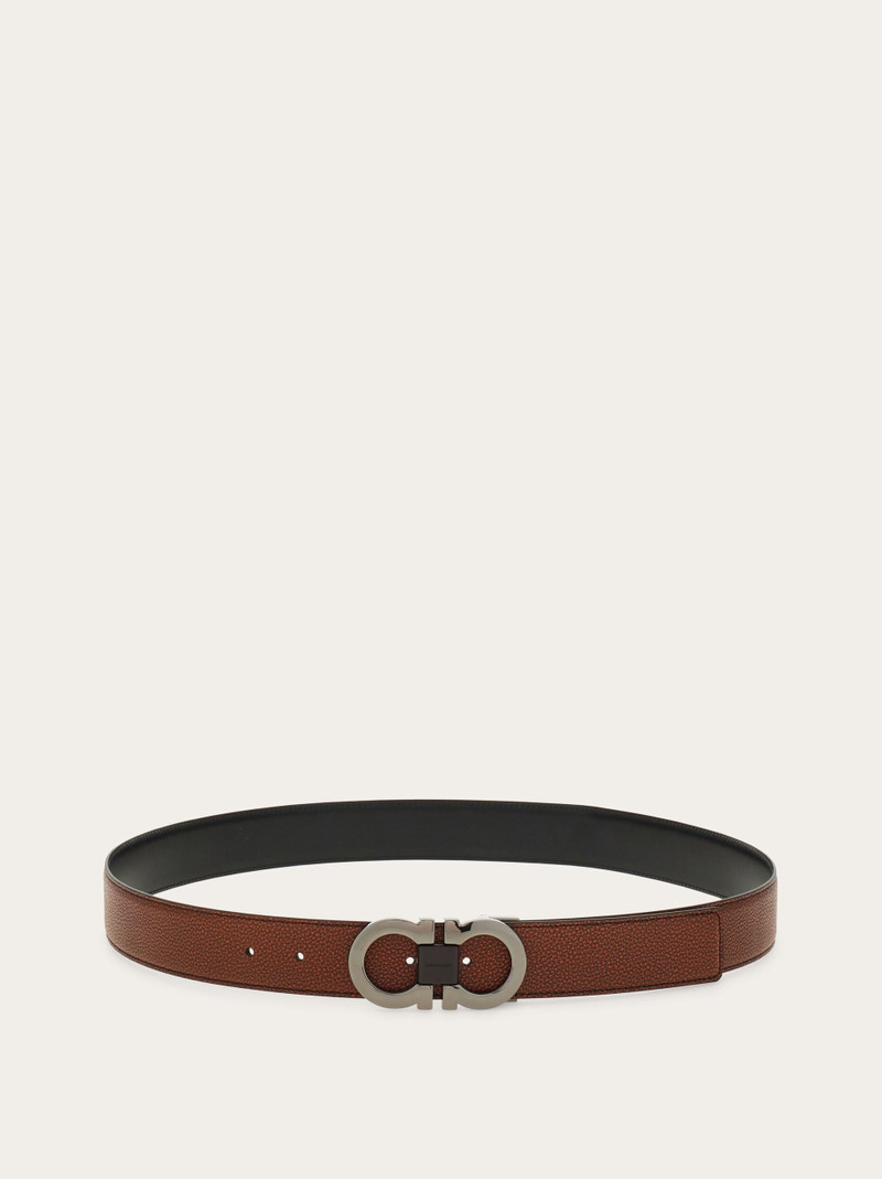 Reversible and adjustable Gancini belt 3