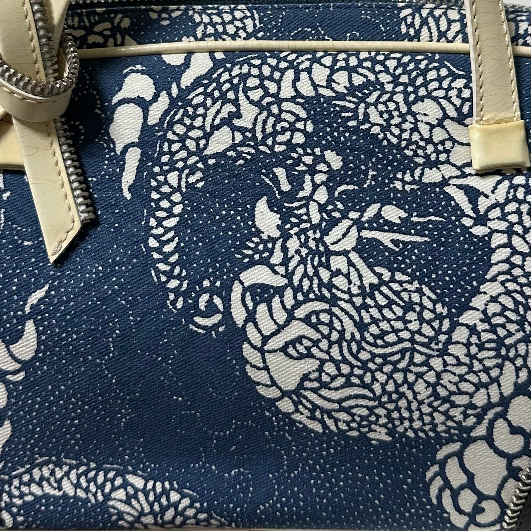 CHRISTIAN DIOR Spring Summer 2001 Dragon Print Zip Detail Handbag - 5